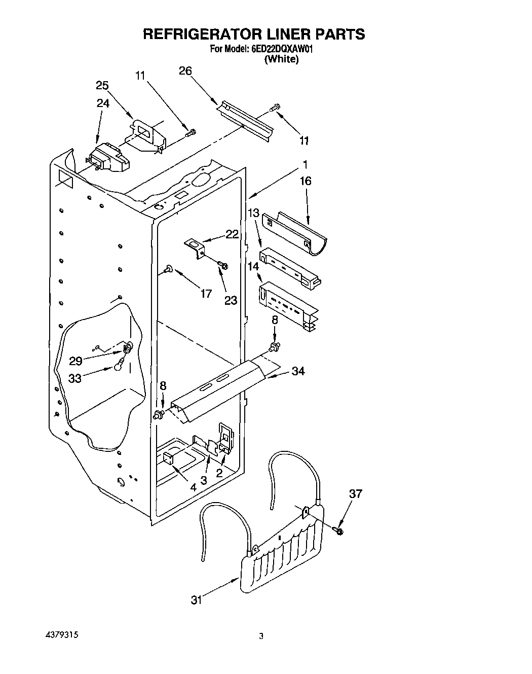 02 - REFRIGERATOR LINER