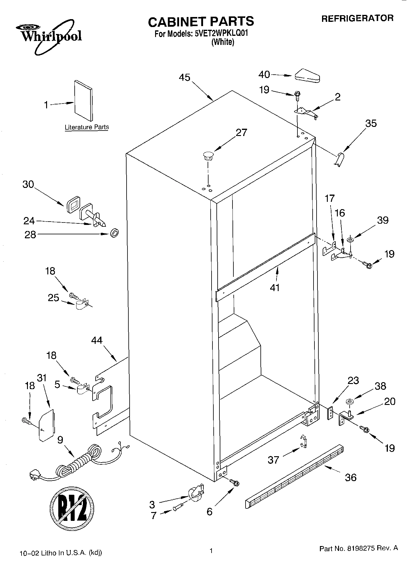 01 - CABINET, LITERATURE