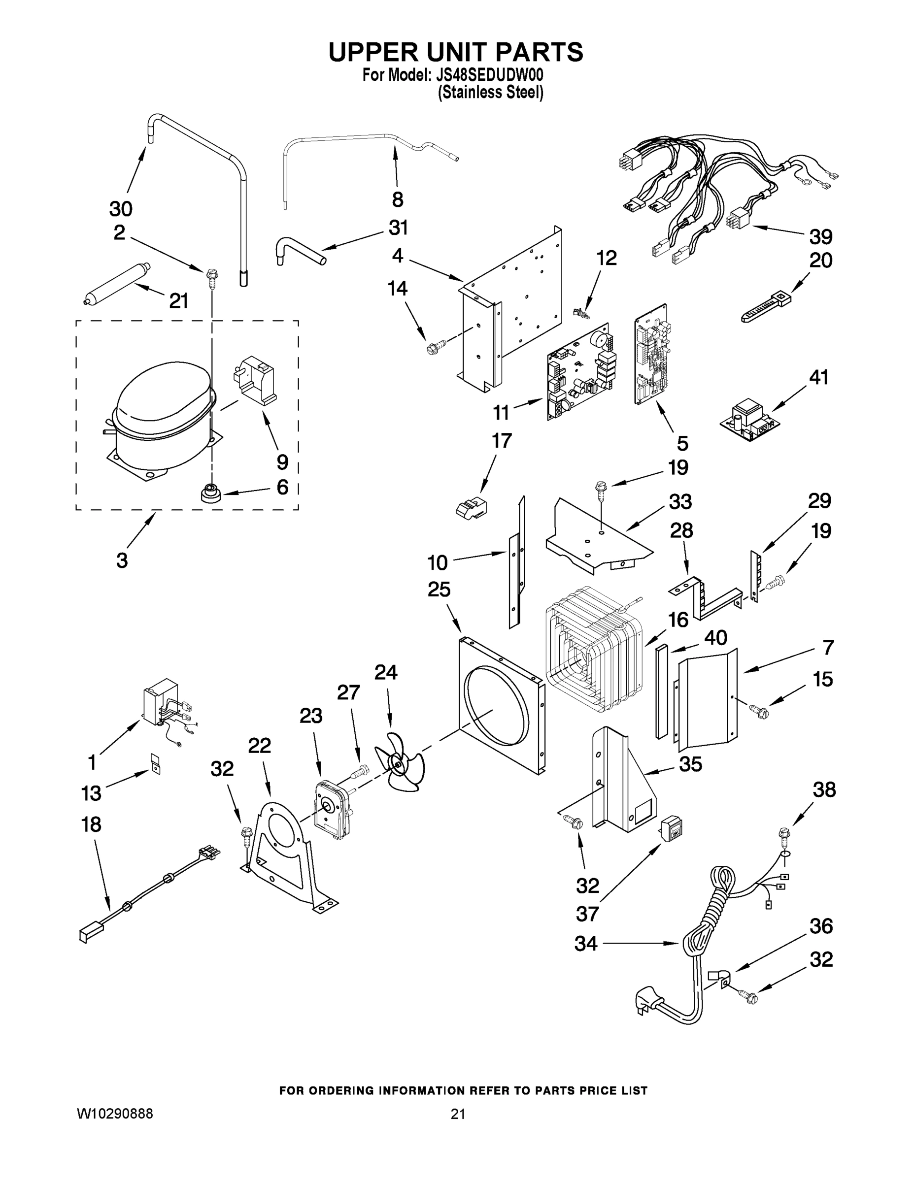 13 - UPPER UNIT PARTS