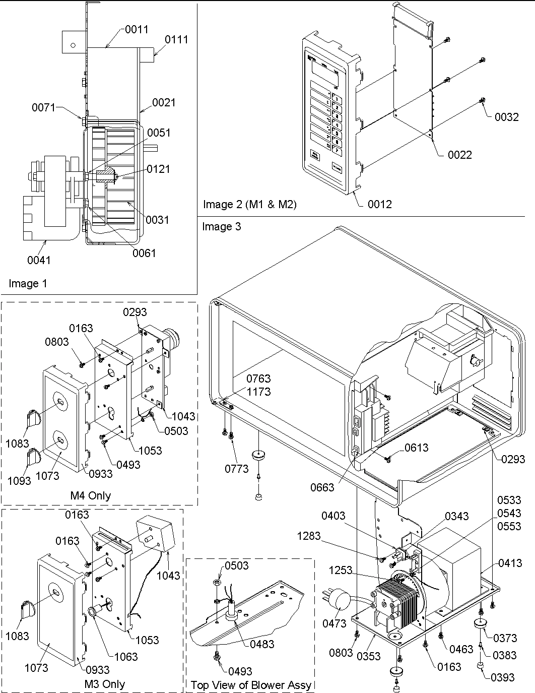 01 - Blower/Control Panel