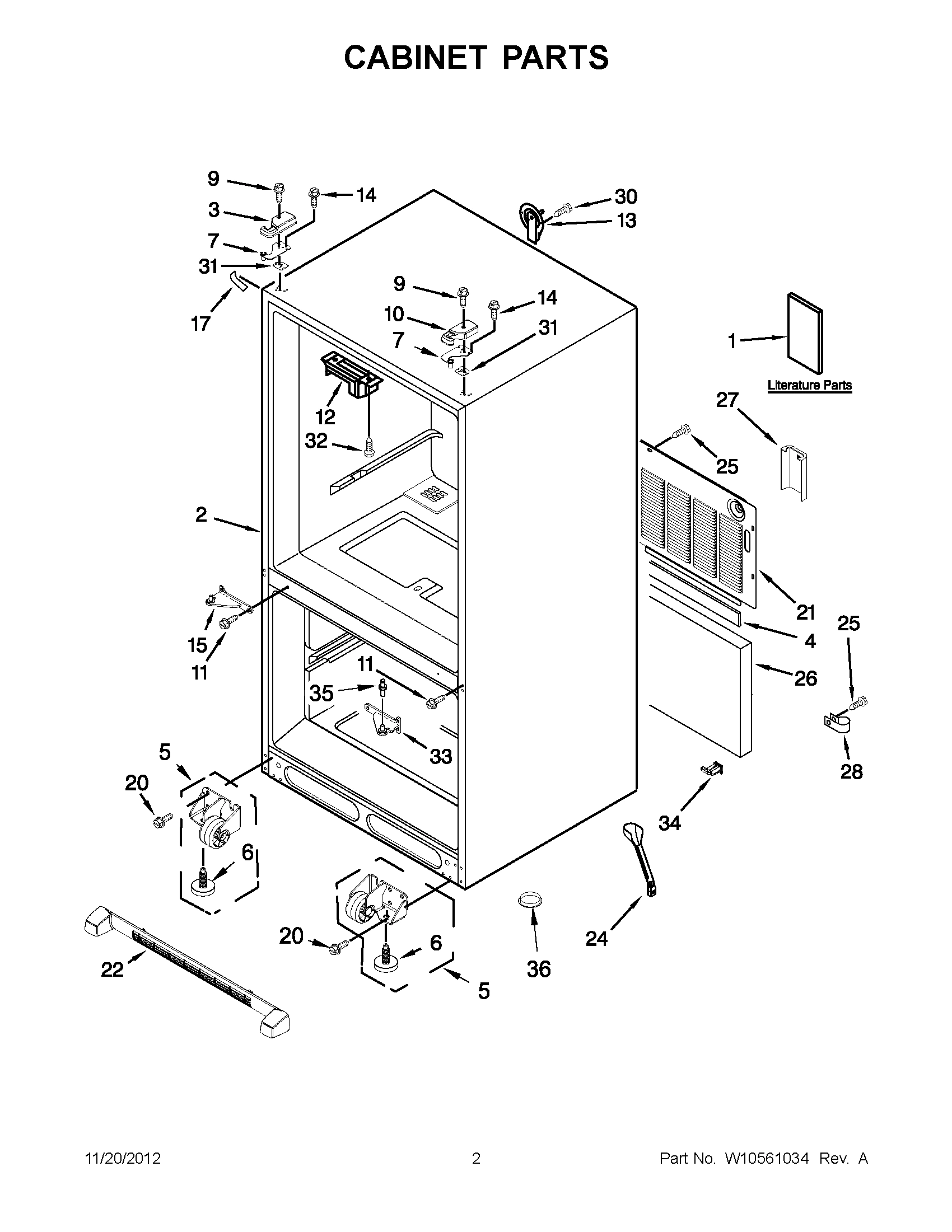 01 - CABINET PARTS