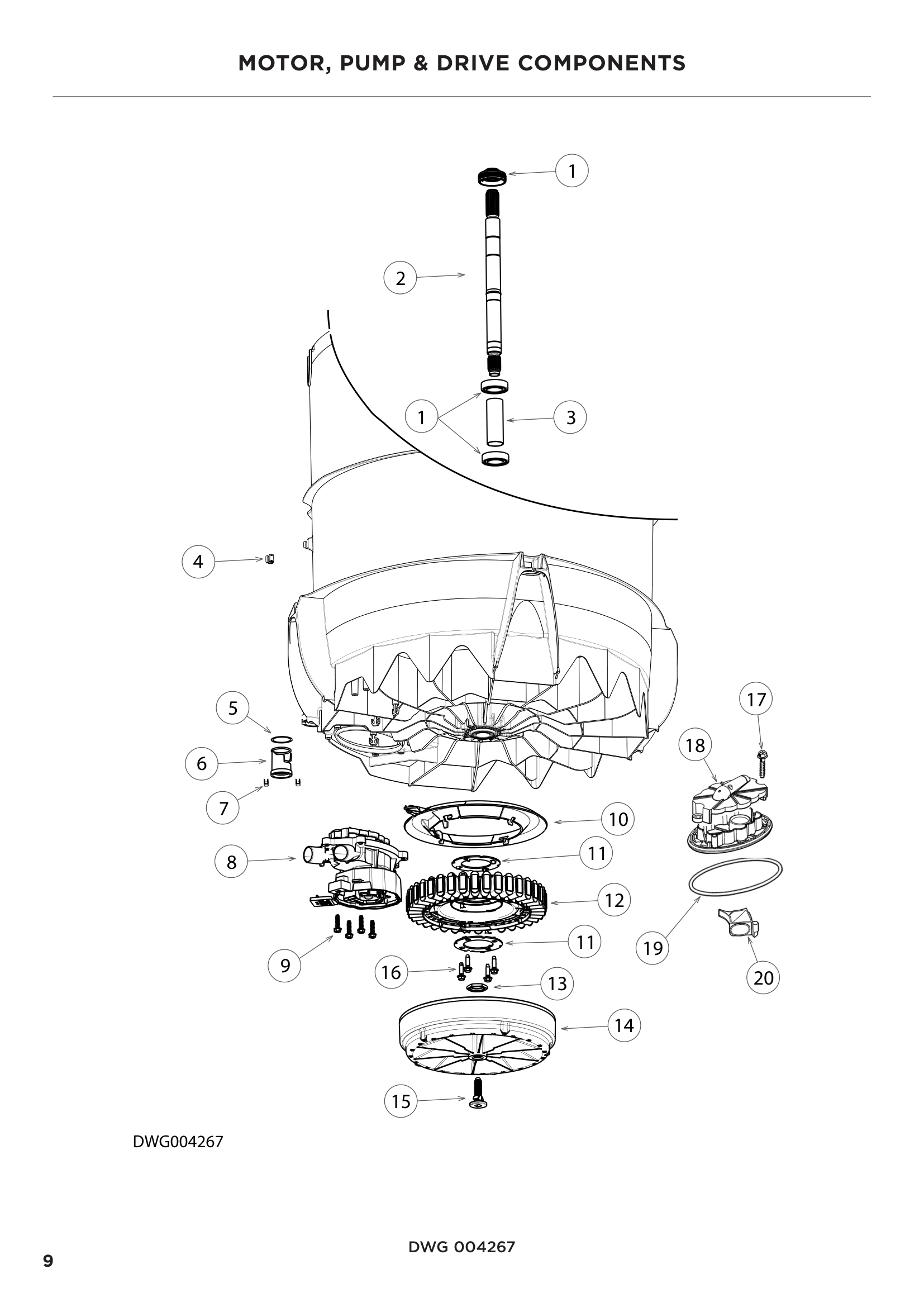 MOTOR, DRIVE & PUMP COMPONENTS