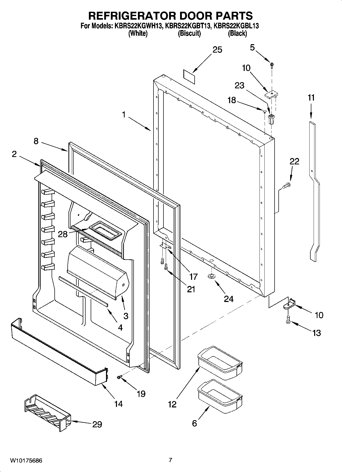 05 - REFRIGERATOR DOOR PARTS