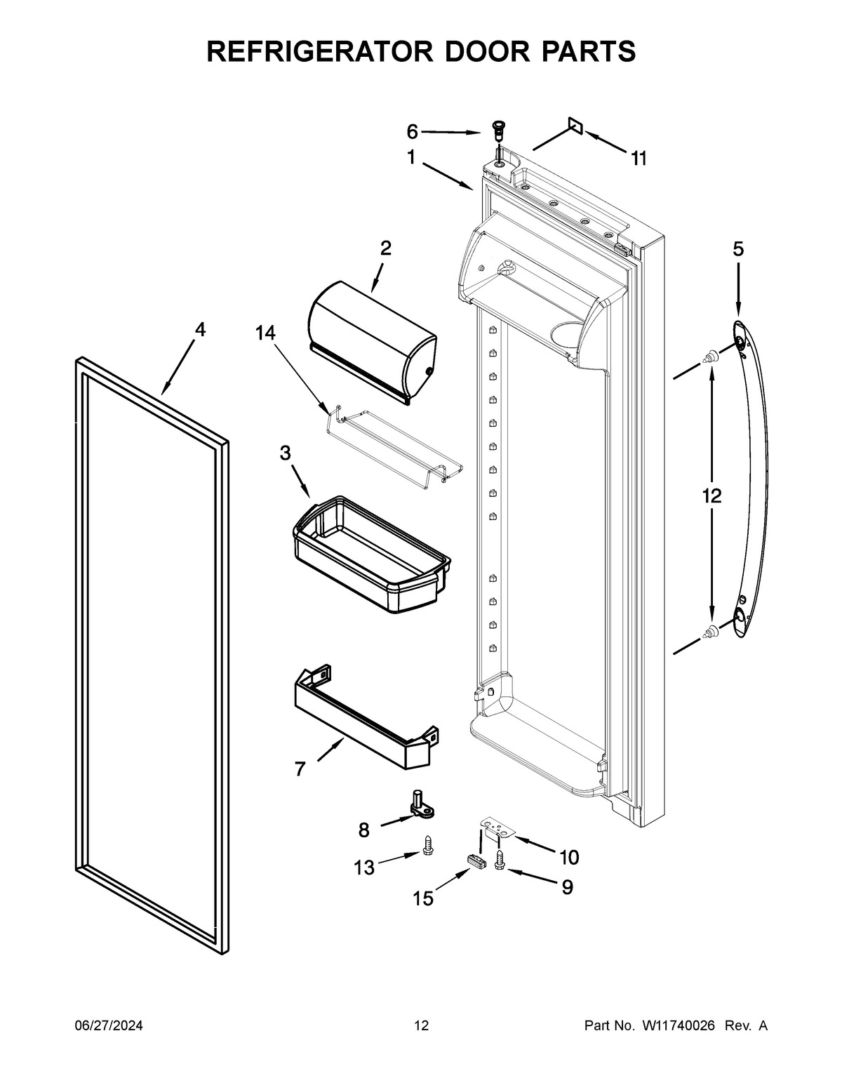 07 - REFRIGERATOR DOOR PARTS