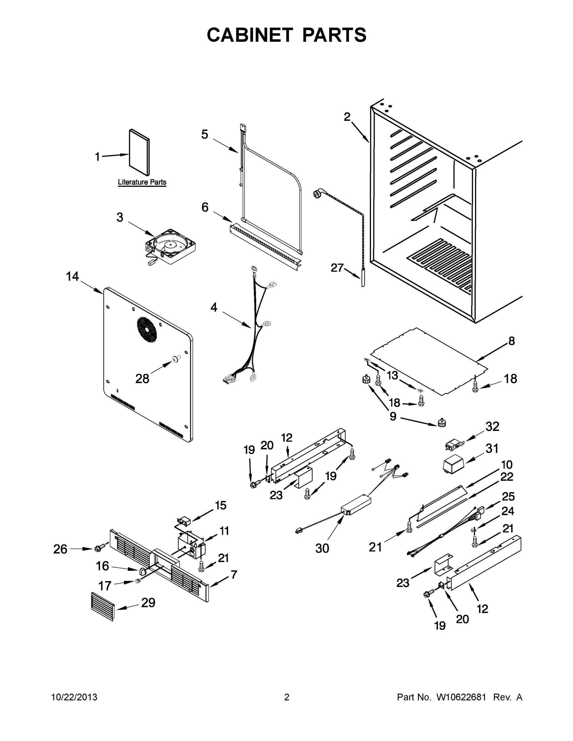 02 - CABINET PARTS