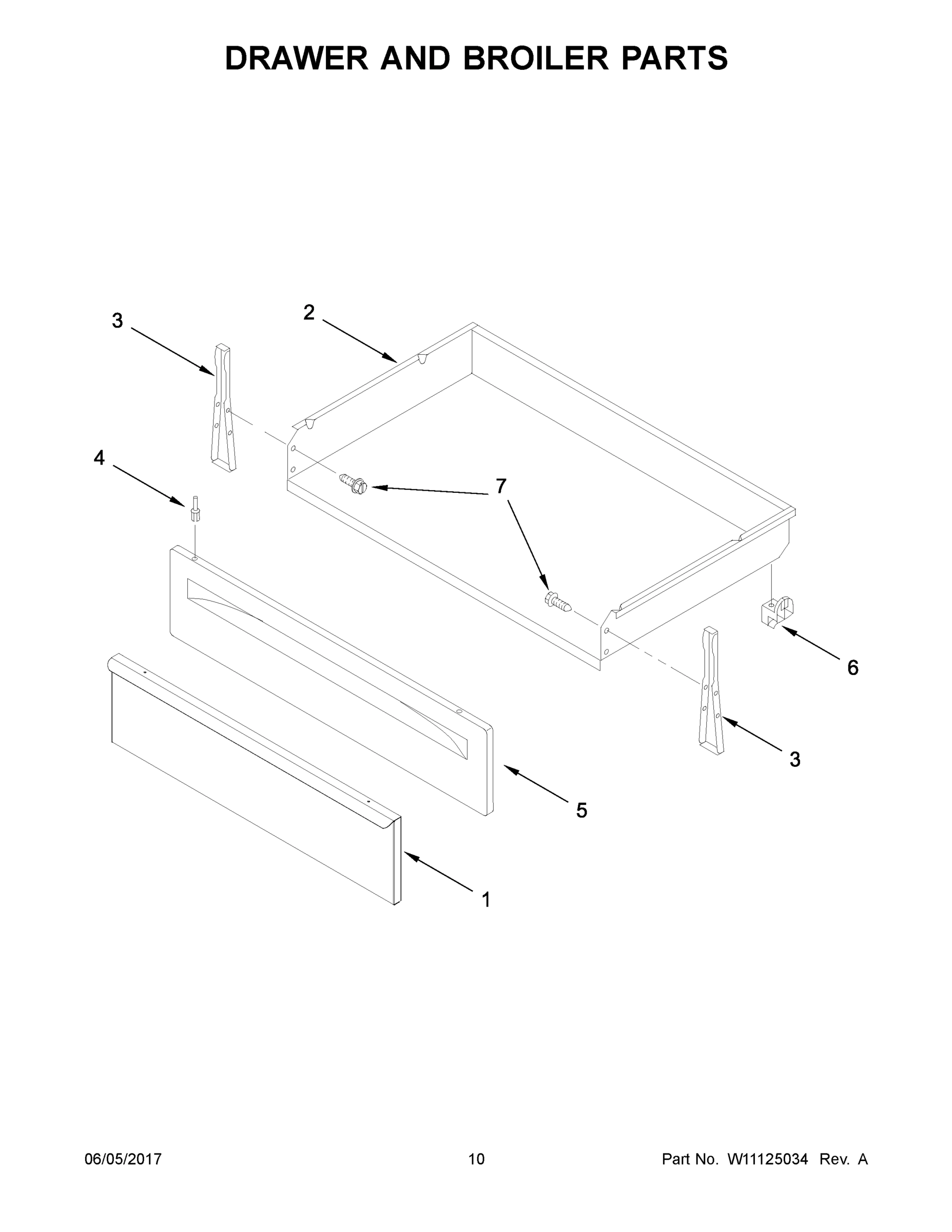 06 - DRAWER AND BROILER PARTS