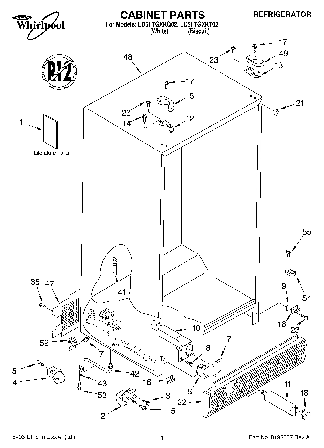 01 - CABINET PARTS