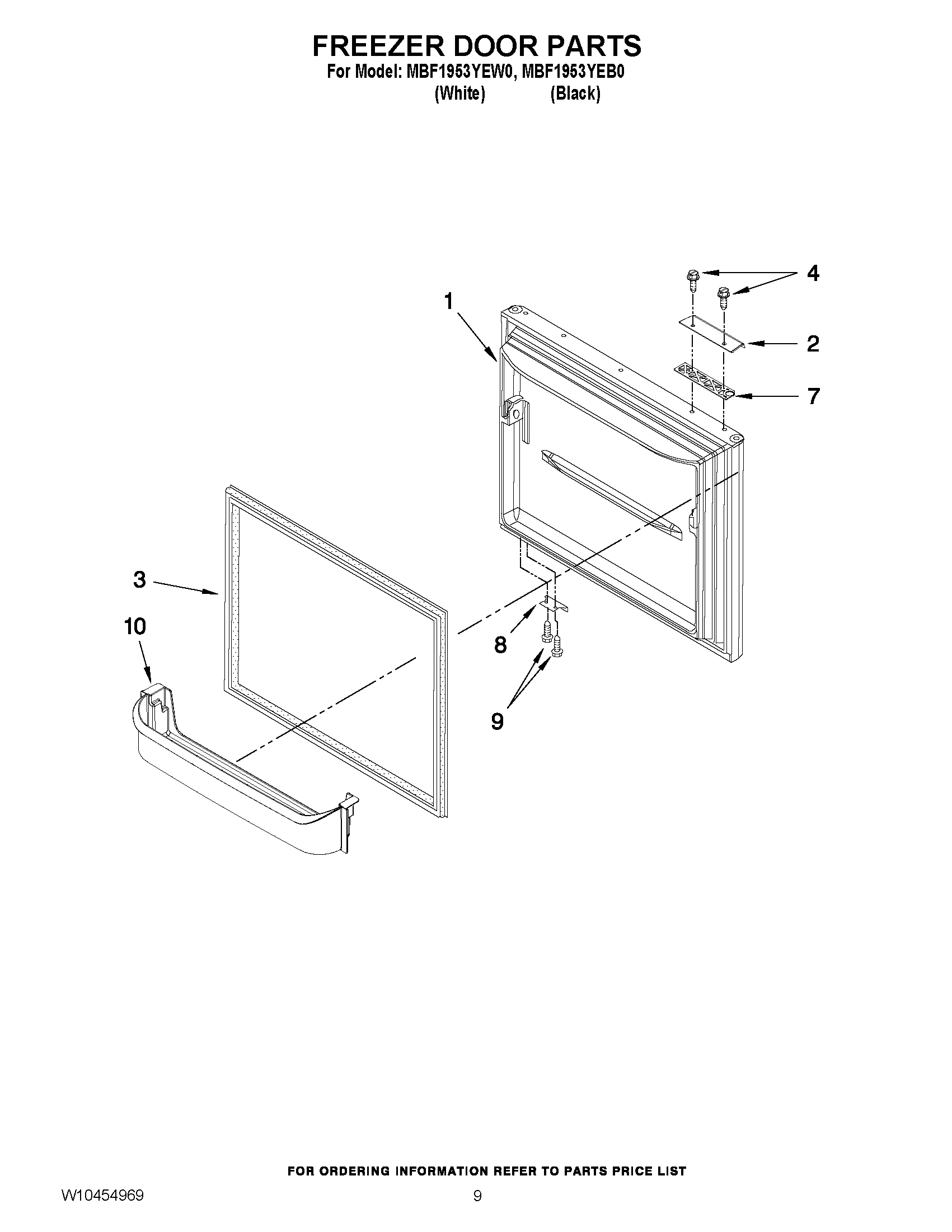 05 - FREEZER DOOR PARTS