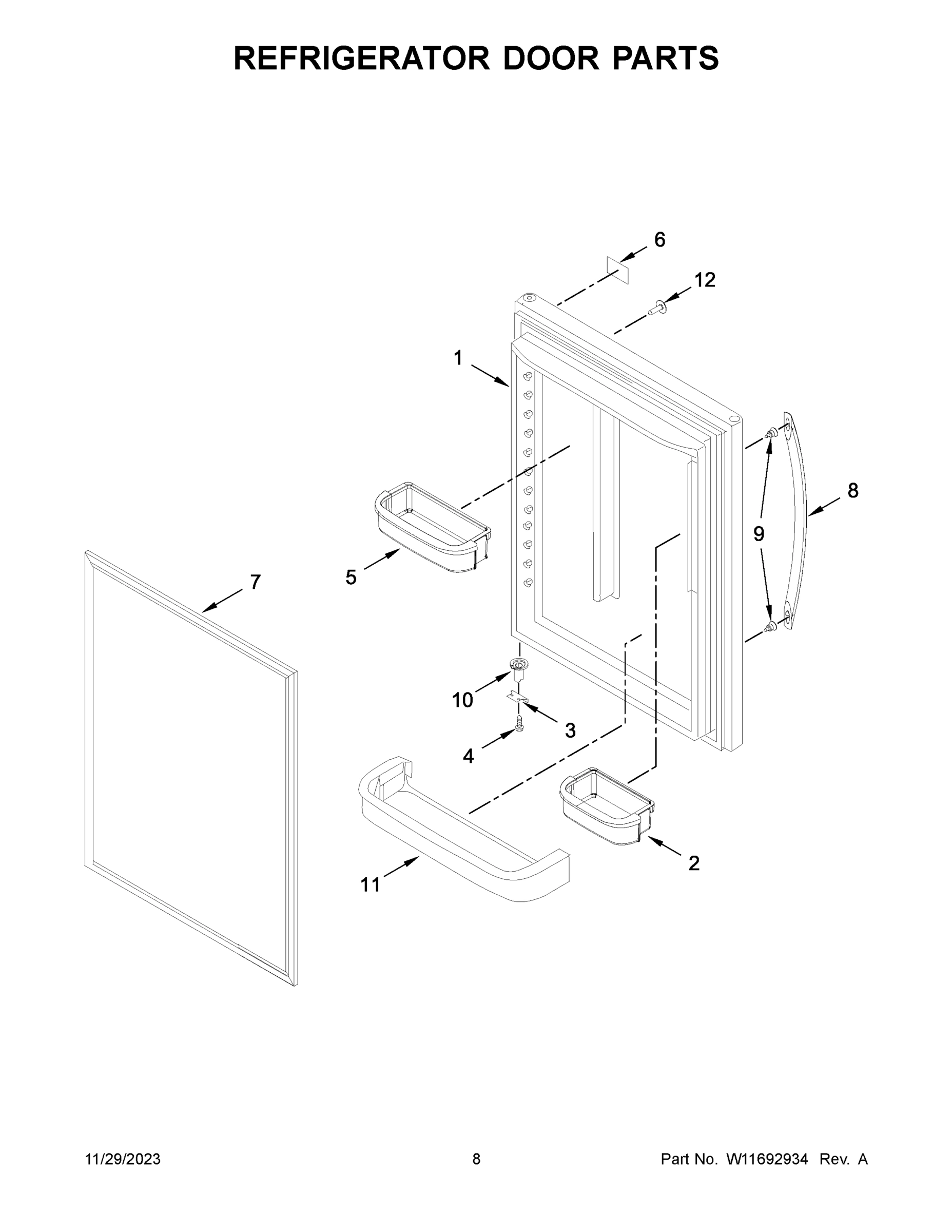 05 - REFRIGERATOR DOOR PARTS