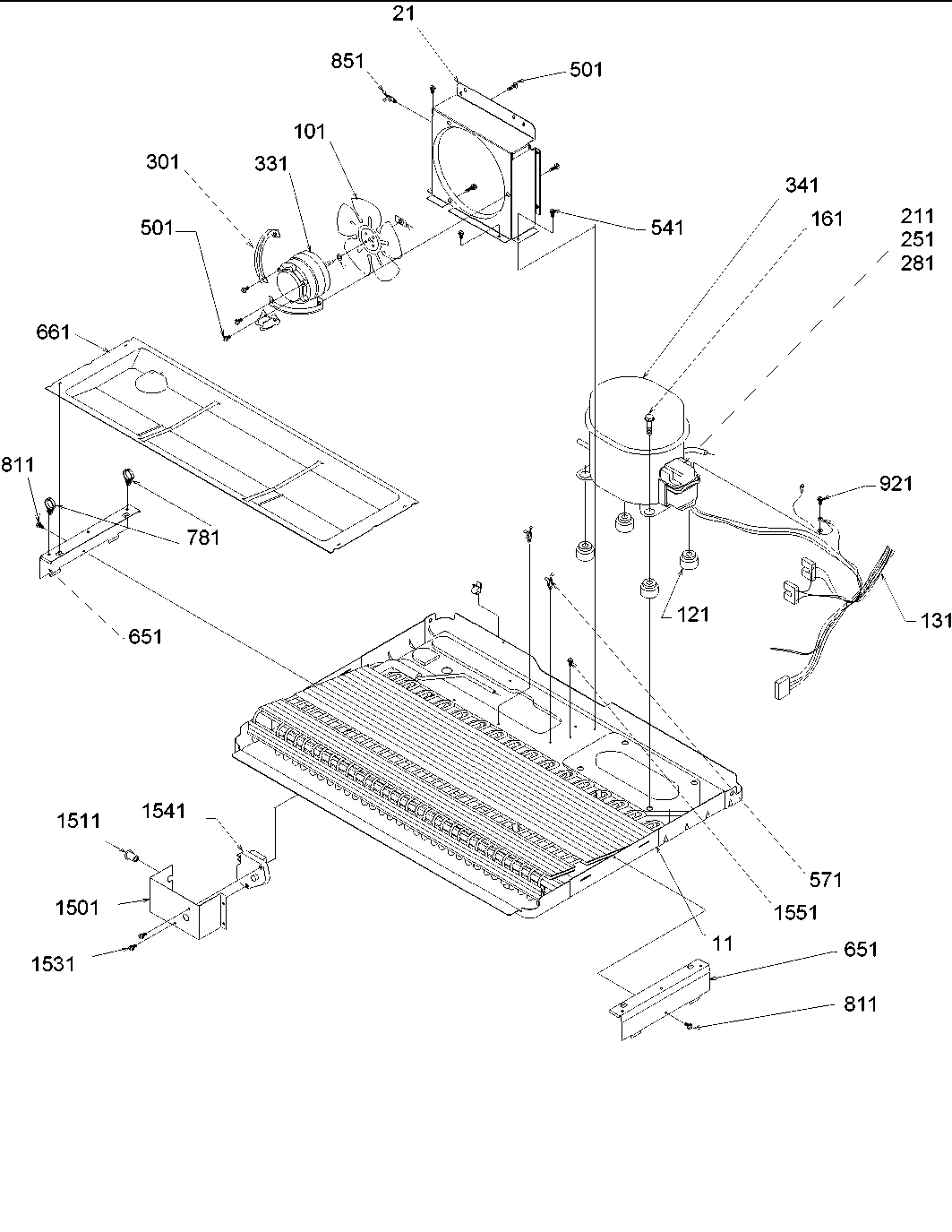 09 - Machine Compartment & Muffler Assy