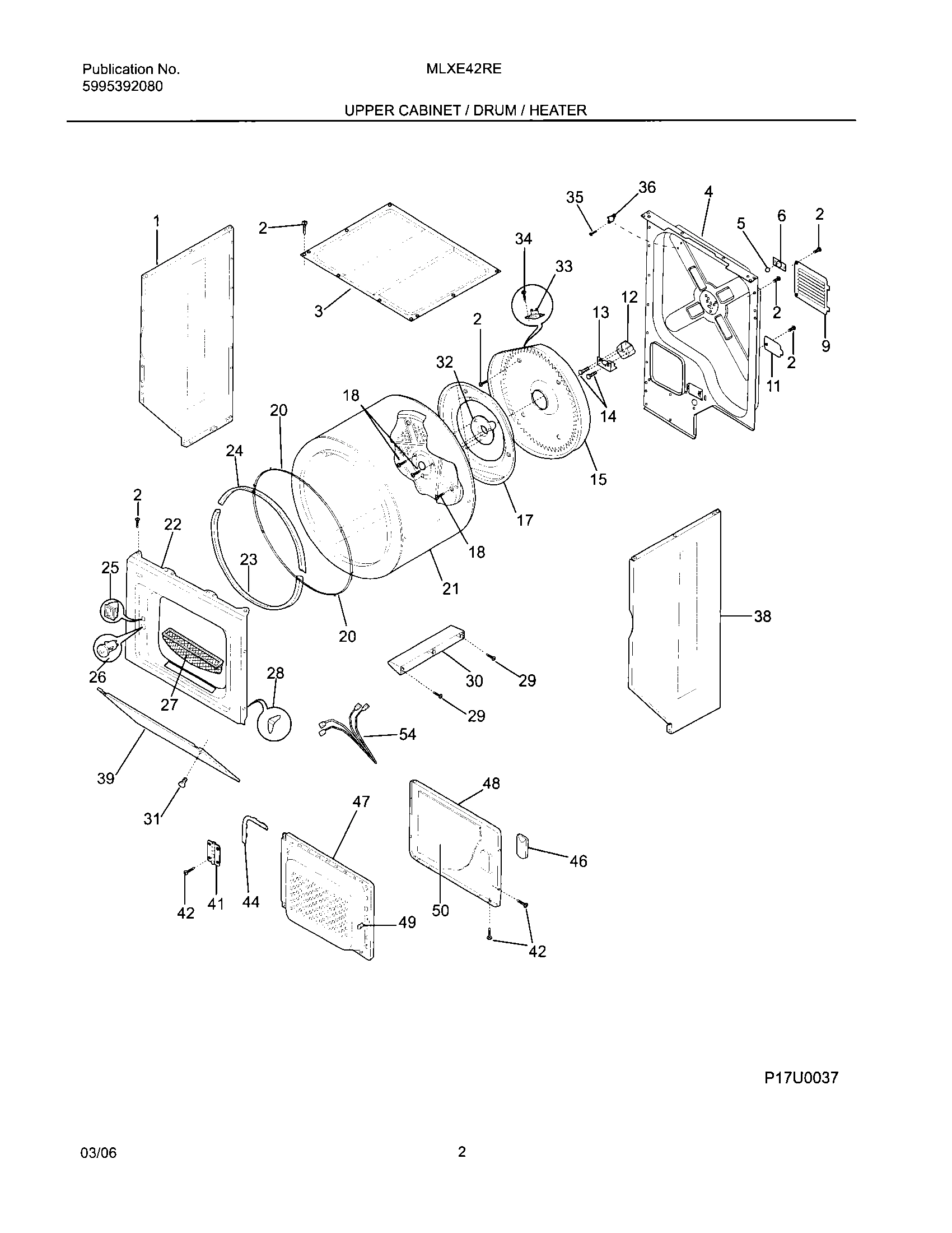 03 - UPPER CABINET/DRUM/HEATER