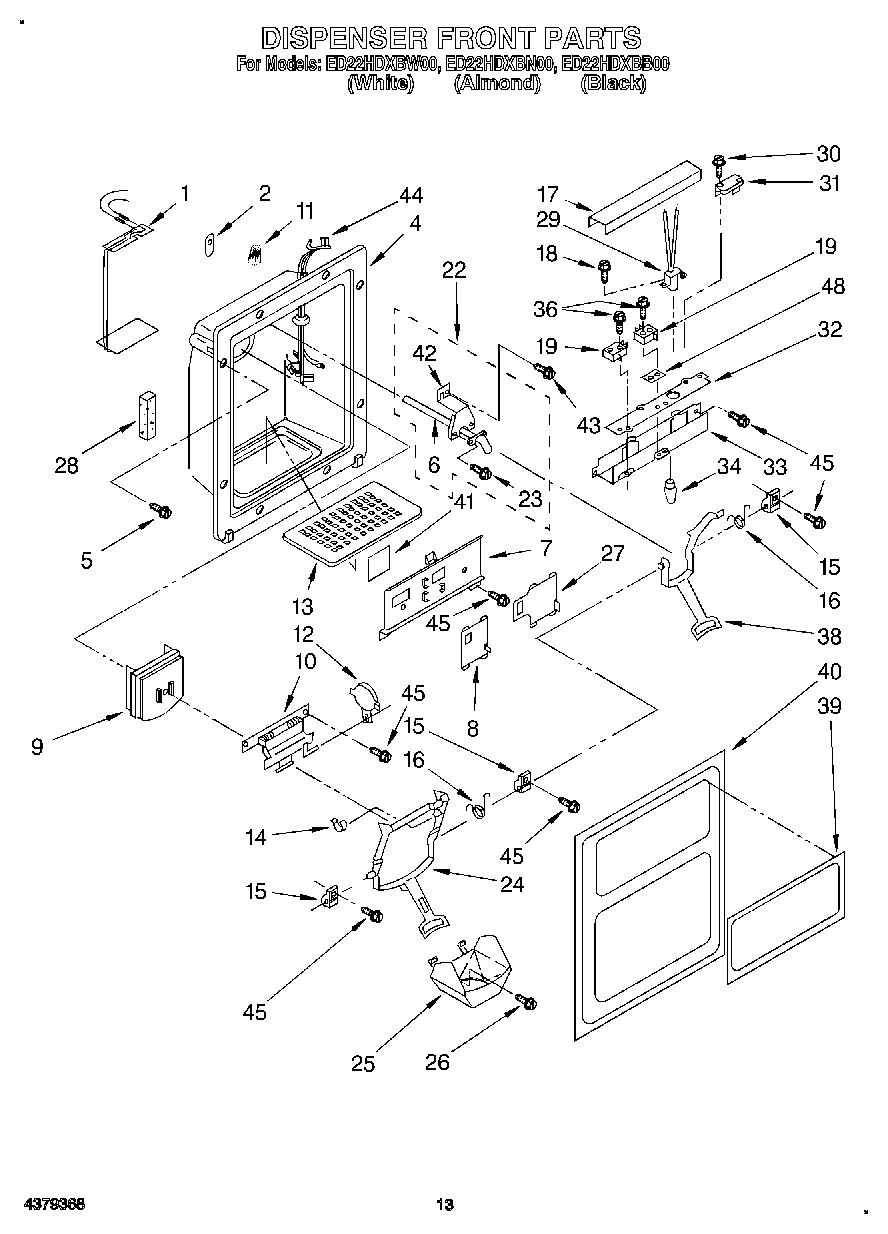 09 - DISPENSER FRONT