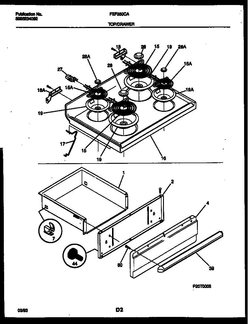 04 - COOKTOP AND DRAWER PARTS