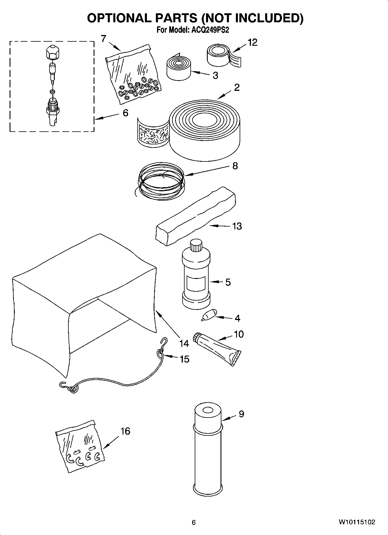 04 - OPTIONAL  PARTS (NOT INCLUDED)