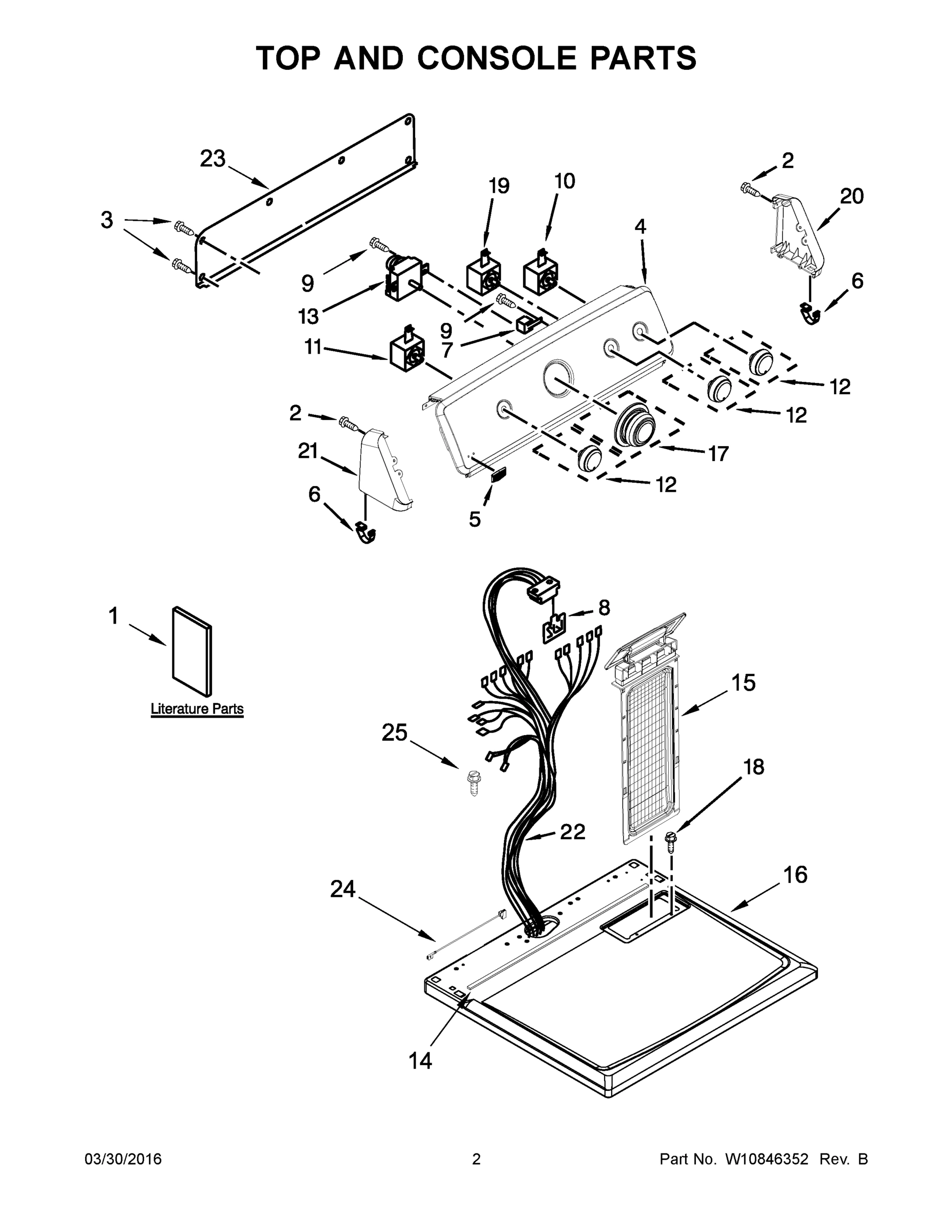 02 - TOP AND CONSOLE PARTS