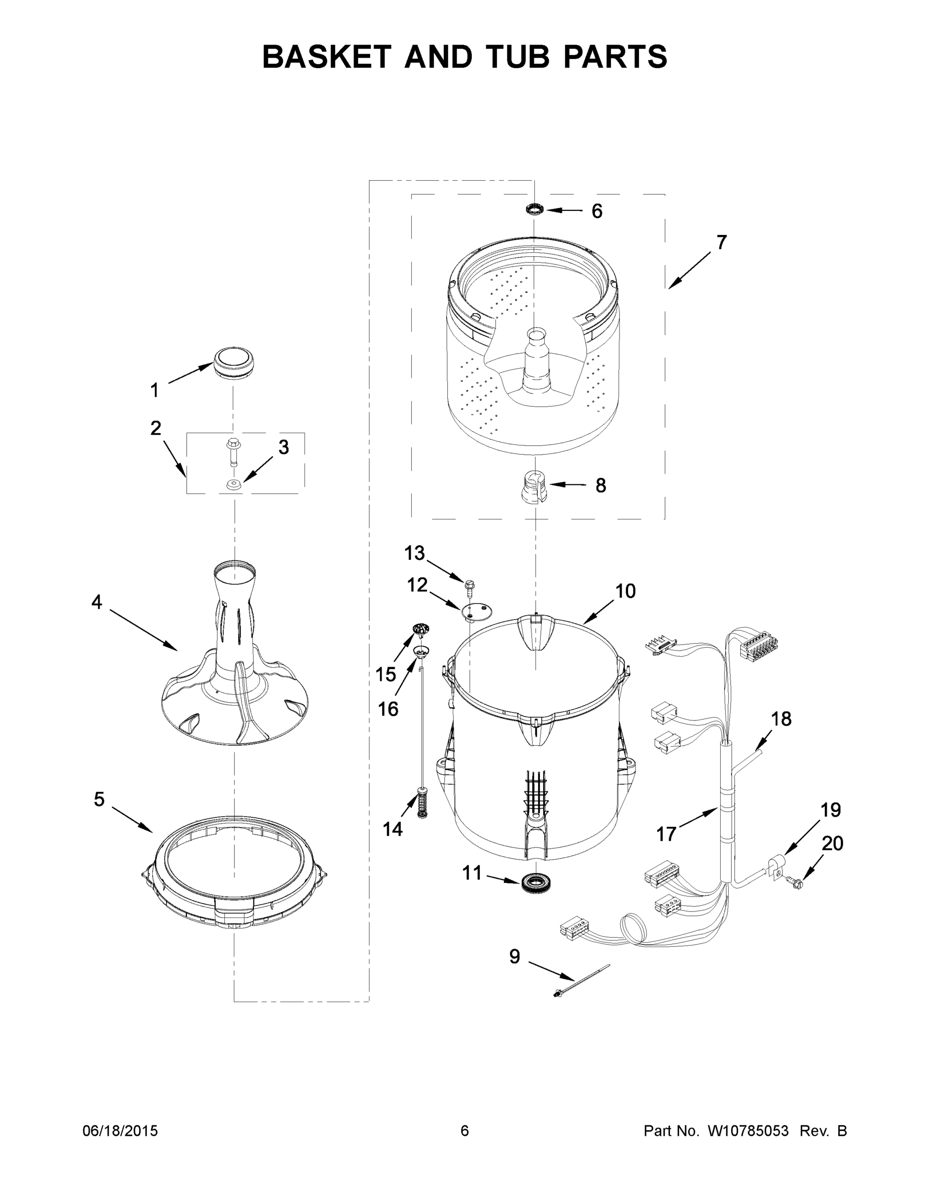 04 - BASKET AND TUB PARTS