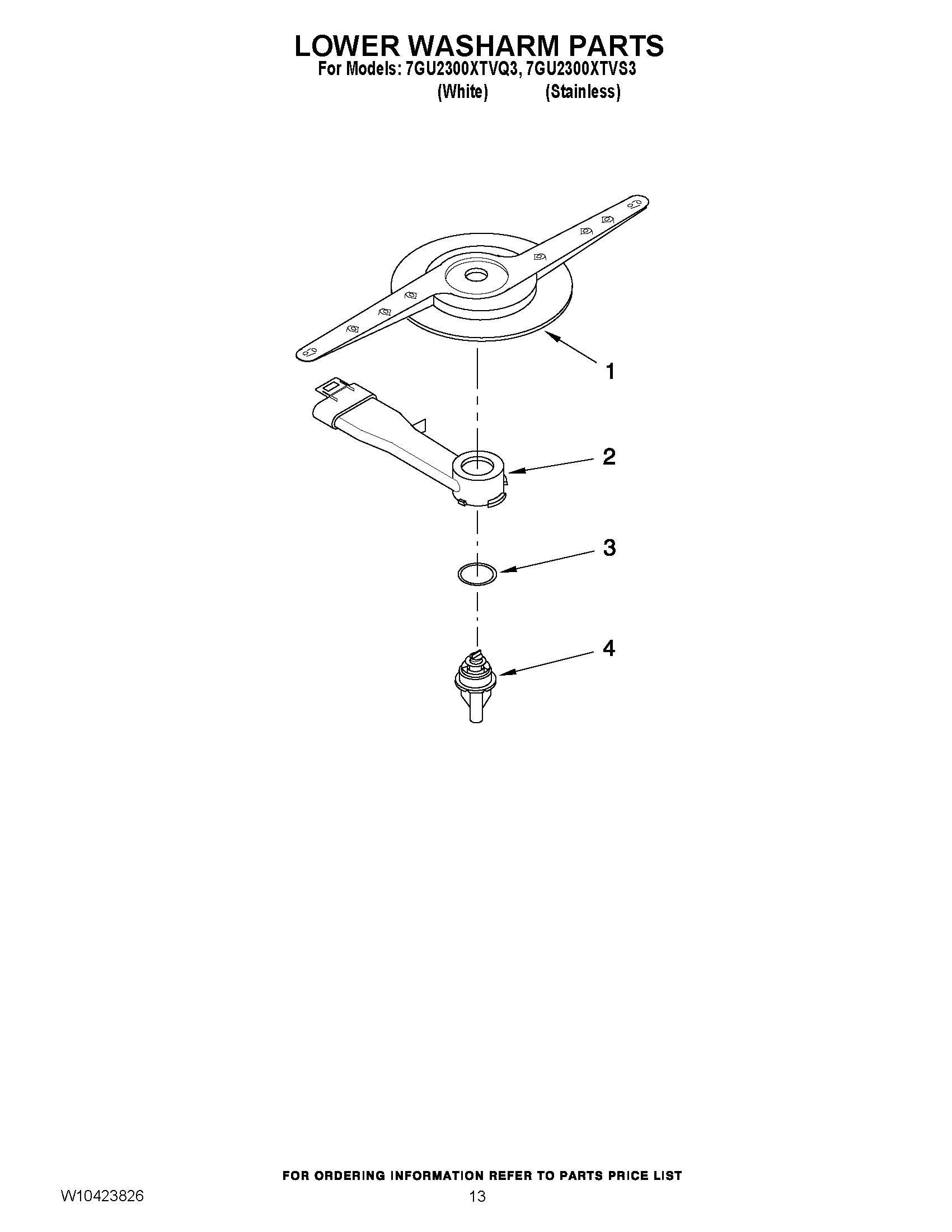 11 - LOWER WASHARM PARTS