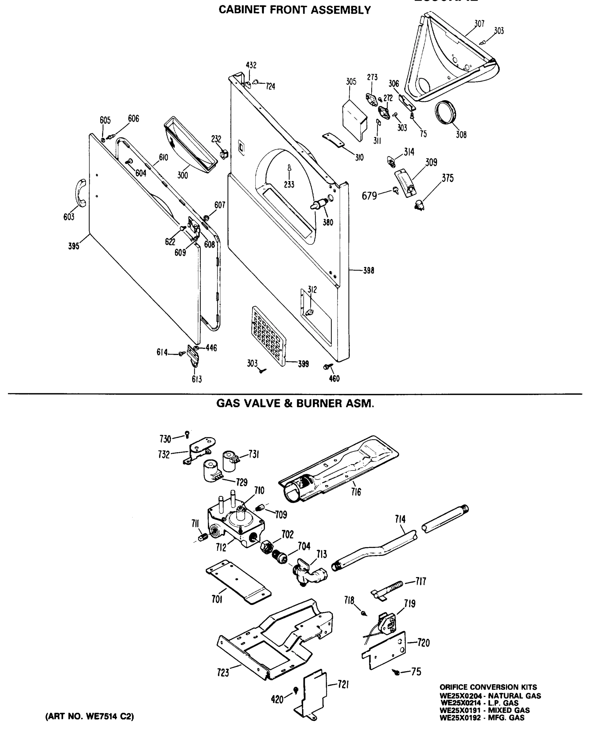 CABINET FRONT ASSEMBLY
