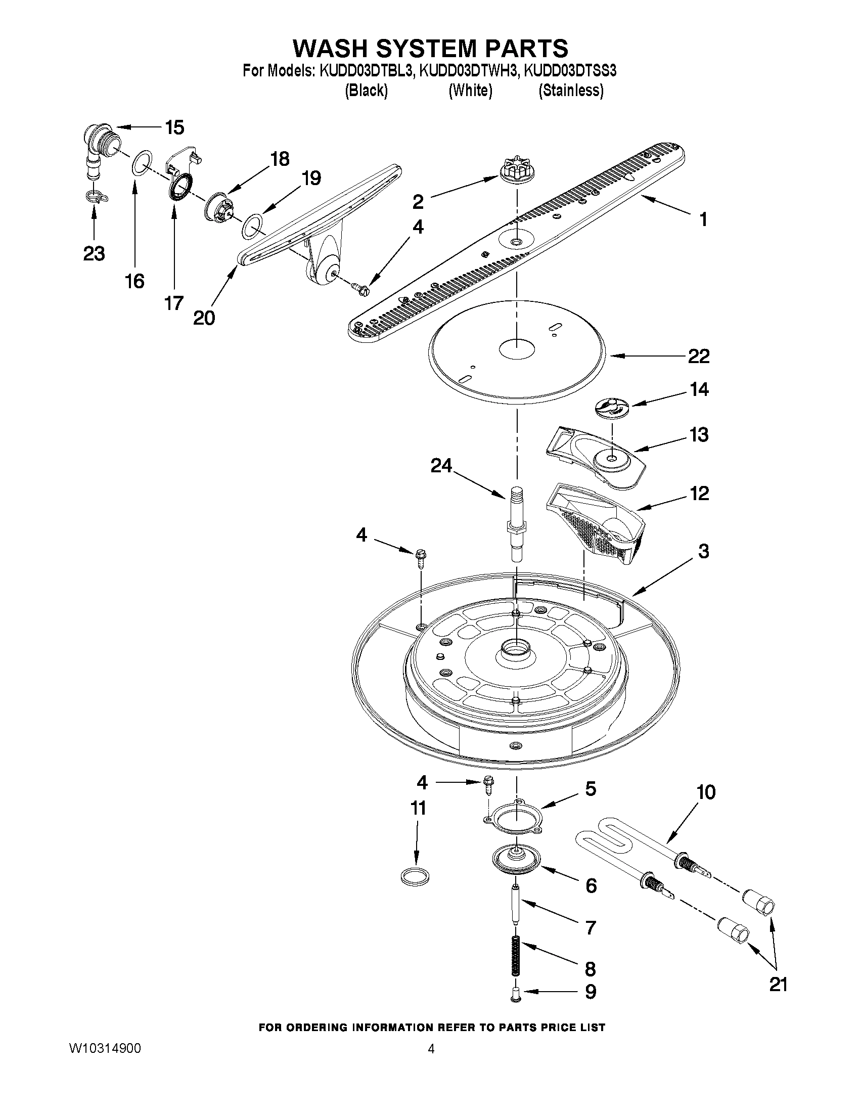 03 - WASH SYSTEM PARTS