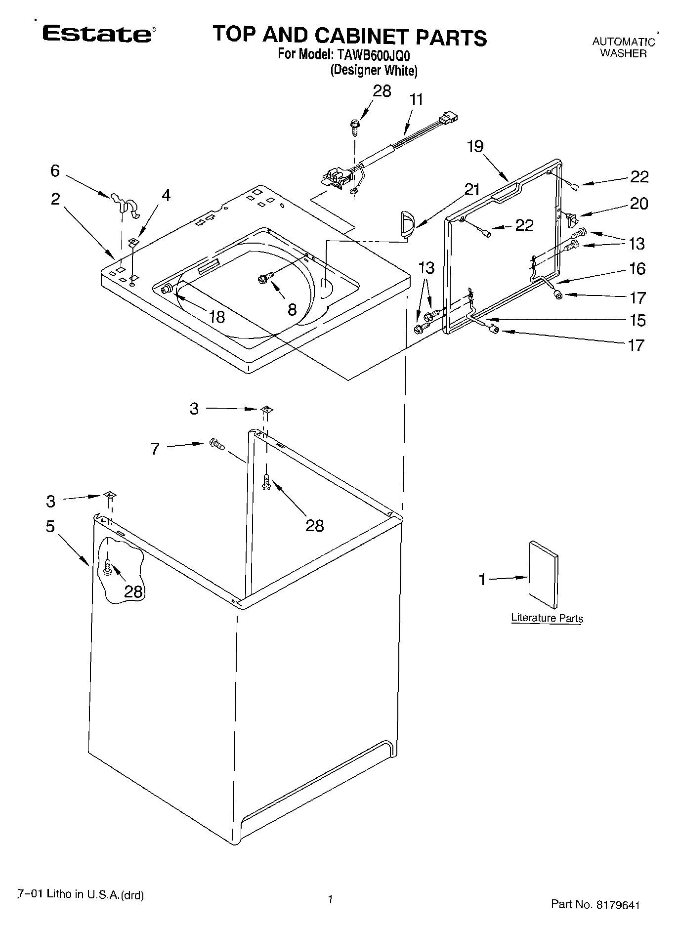 01 - TOP & CABINET, LITERATURE