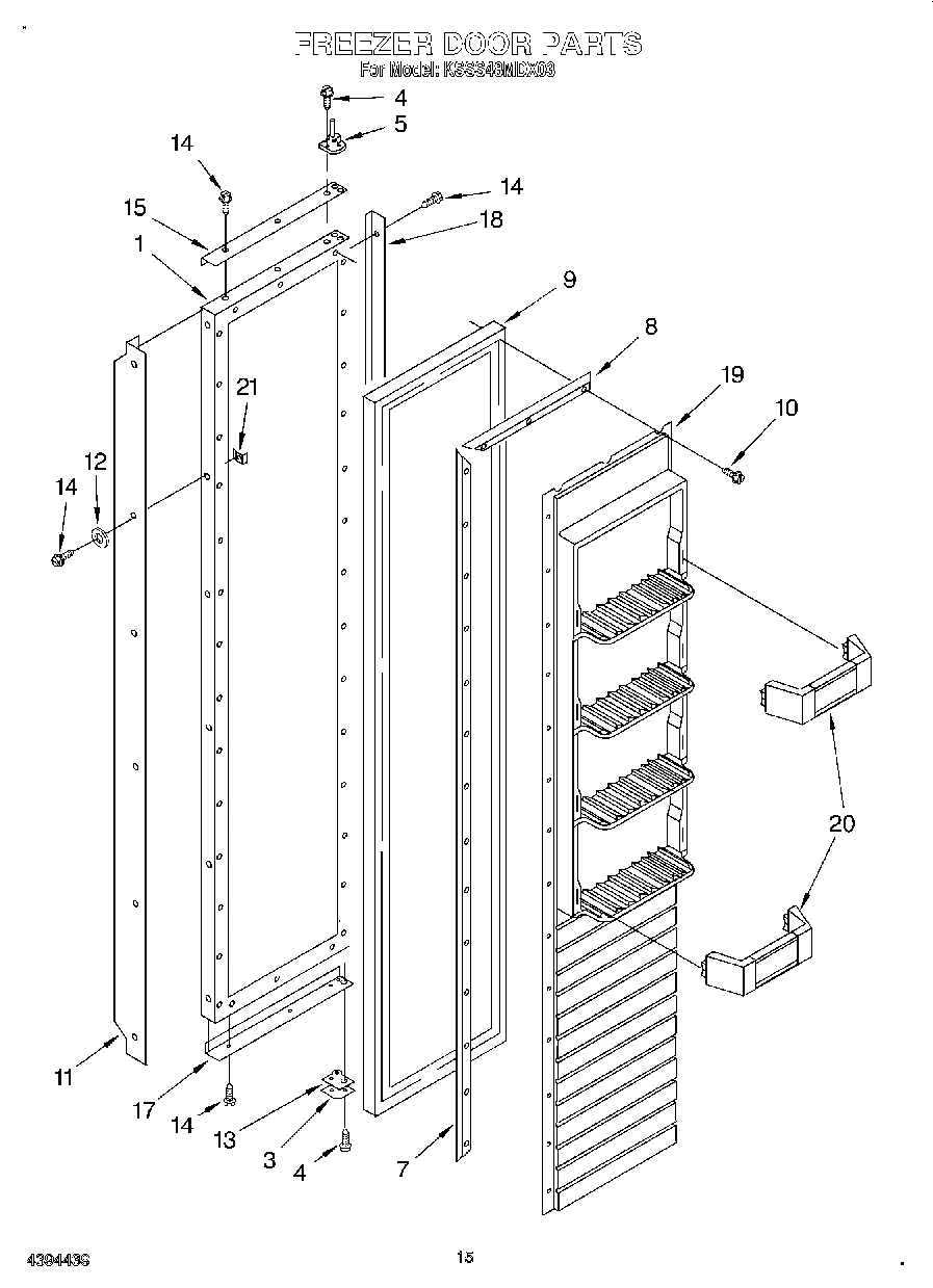 11 - FREEZER DOOR