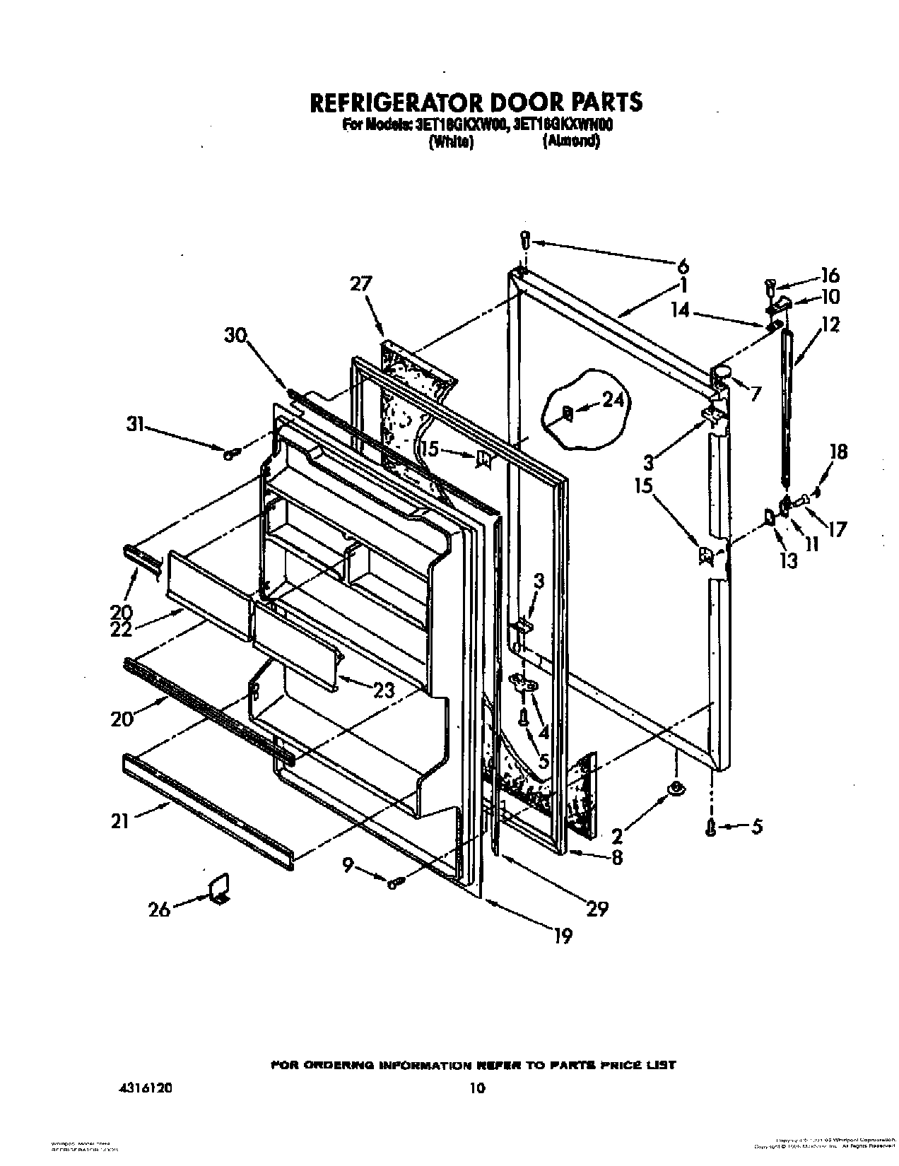 08 - REFRIGERATOR DOOR, LIT/OPTIONAL