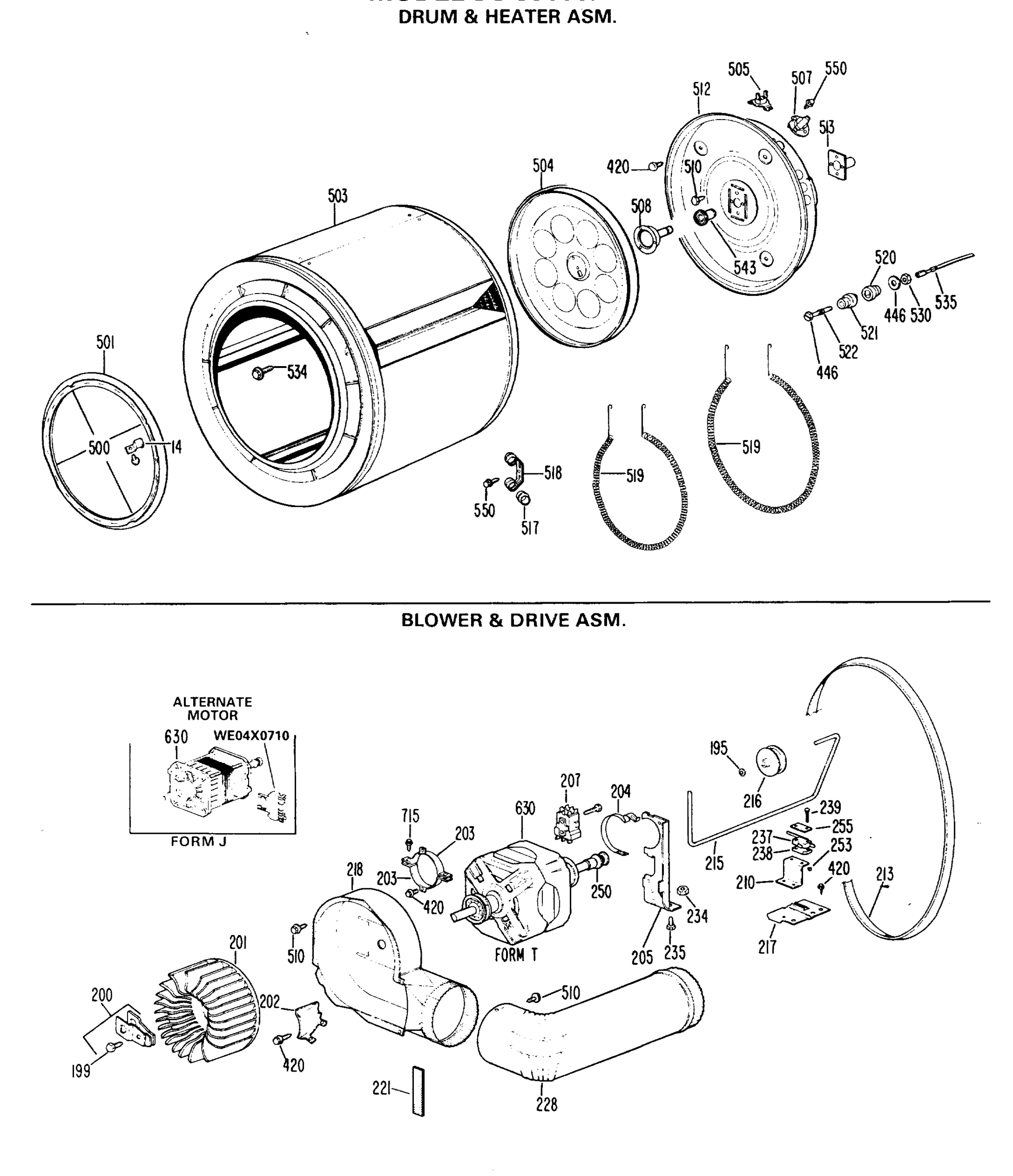 DRUM & HEATER ASM.