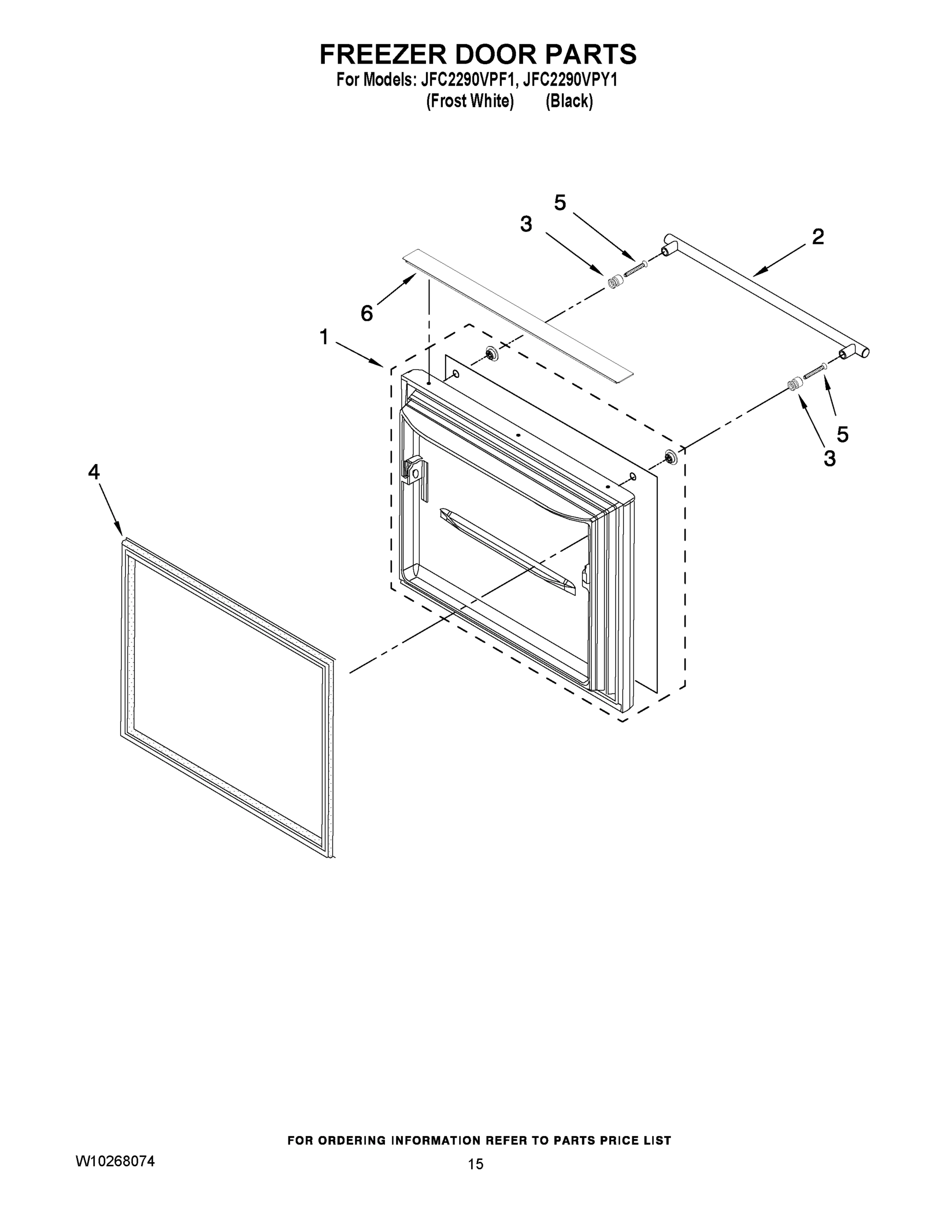 08 - FREEZER DOOR PARTS
