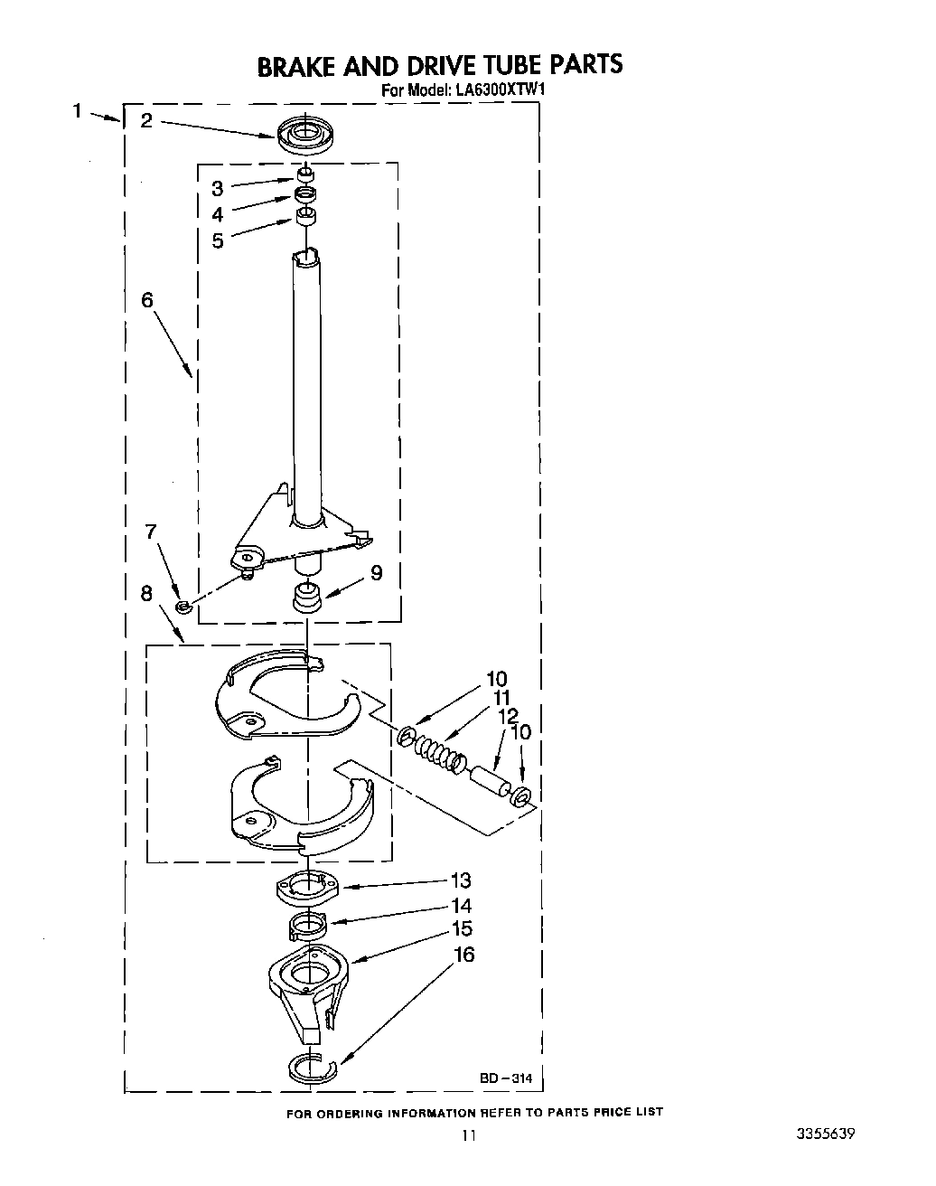 10 - BRAKE AND DRIVE TUBE