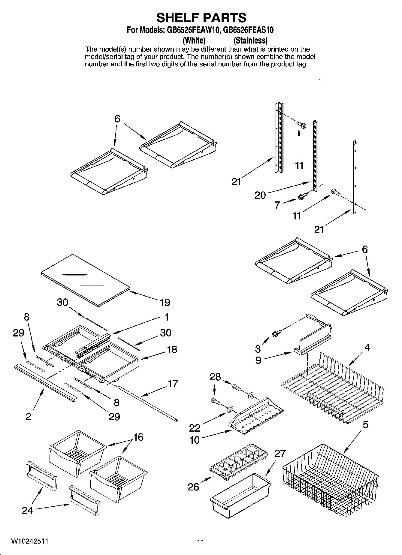 07 - SHELF PARTS