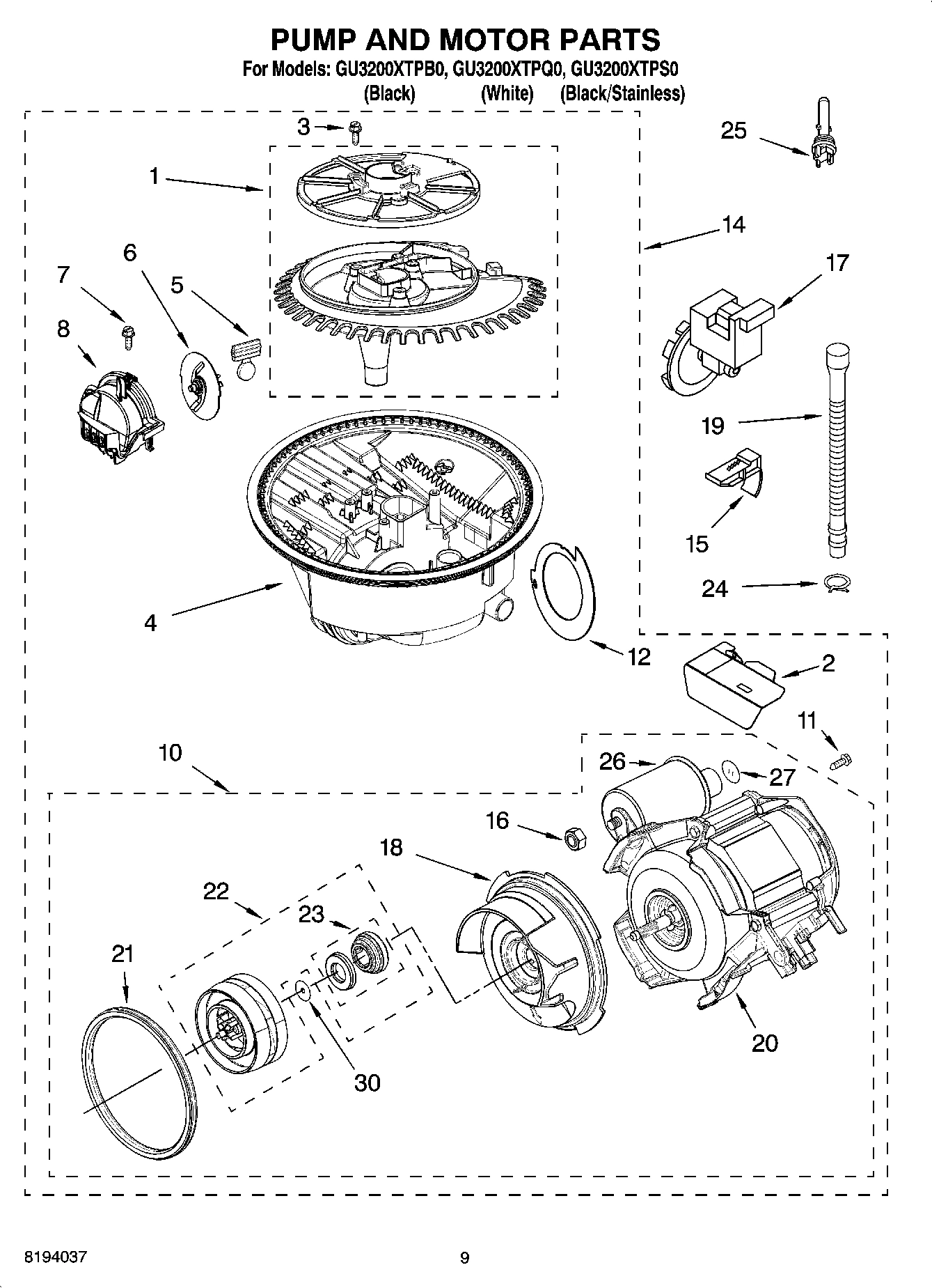 08 - PUMP AND MOTOR PARTS
