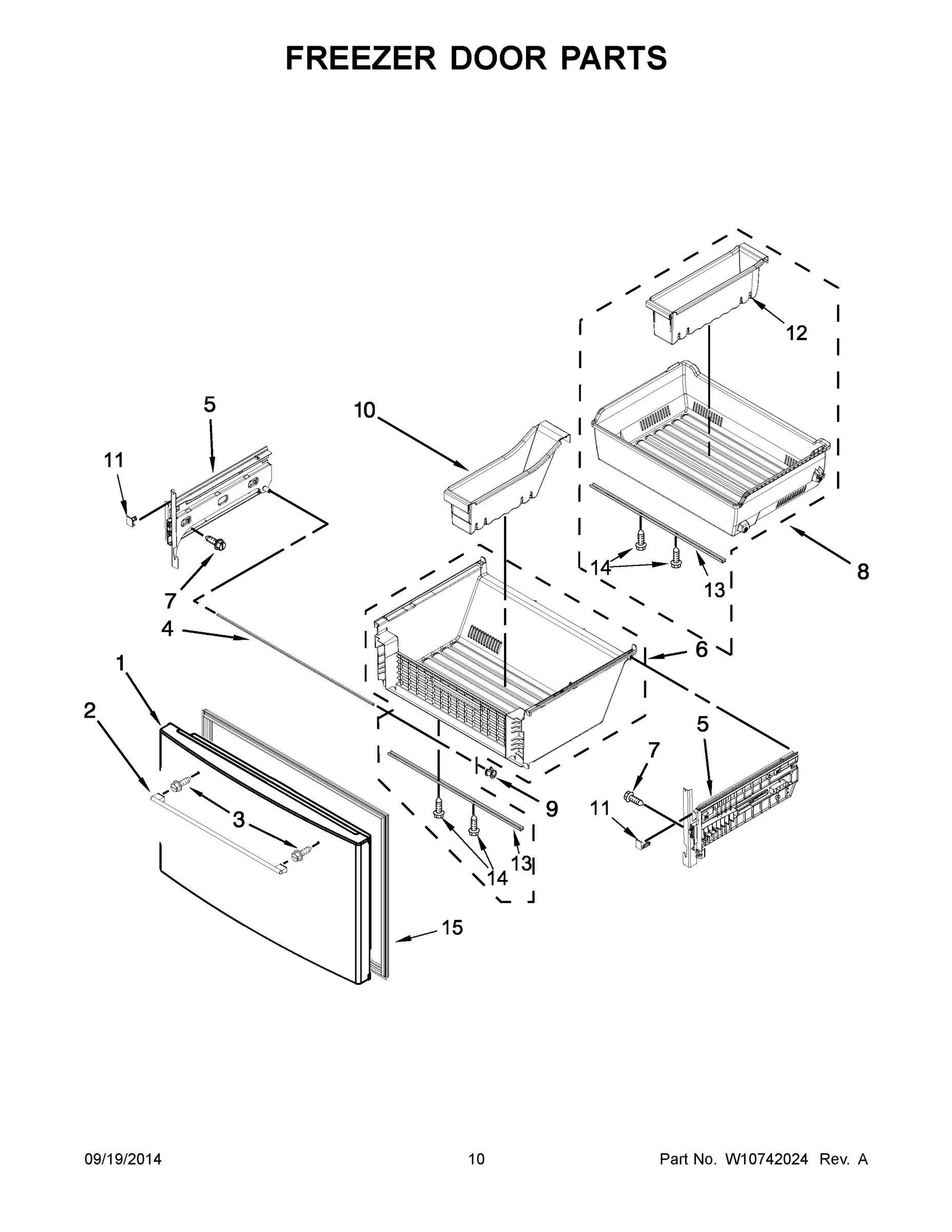 06 - FREEZER DOOR PARTS