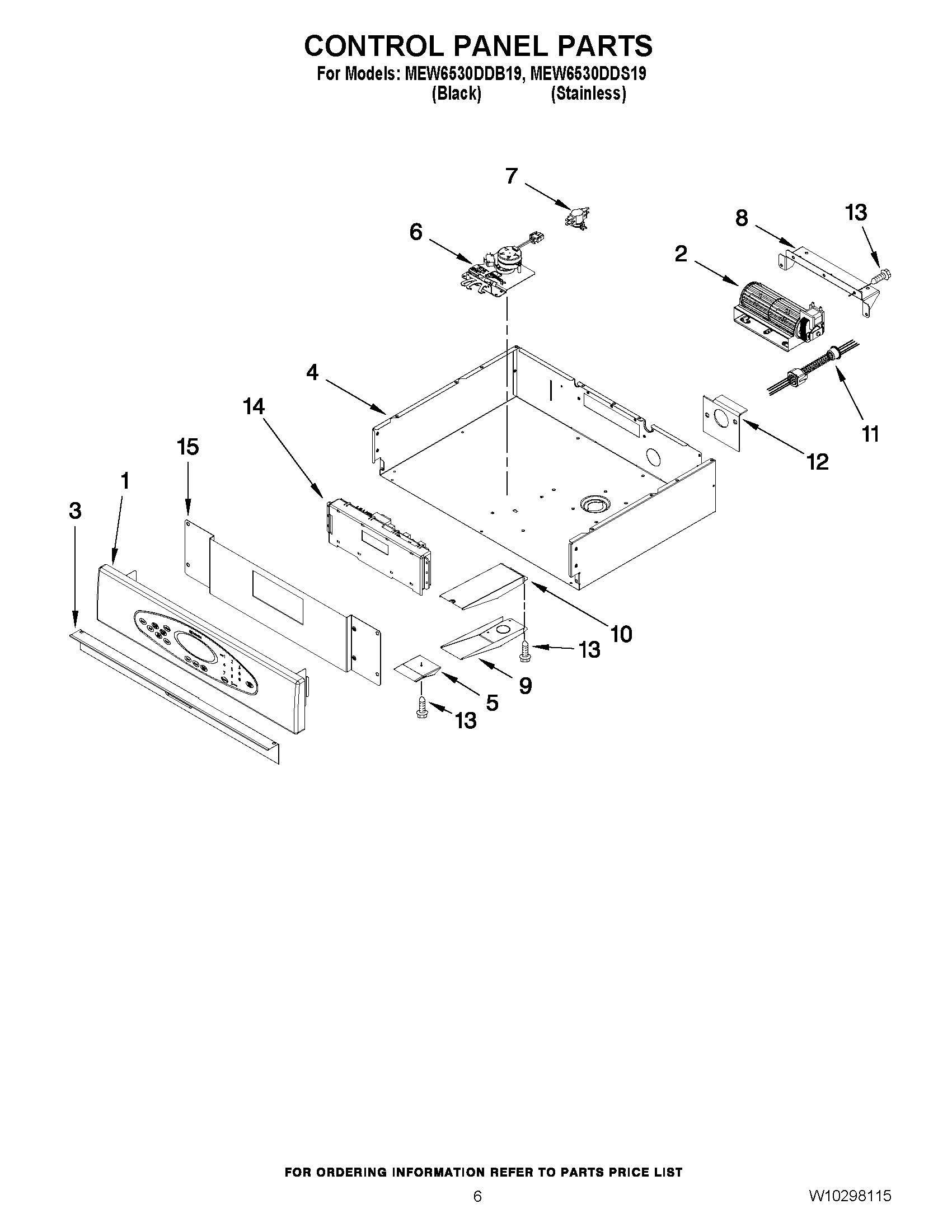 04 - CONTROL PANEL PARTS
