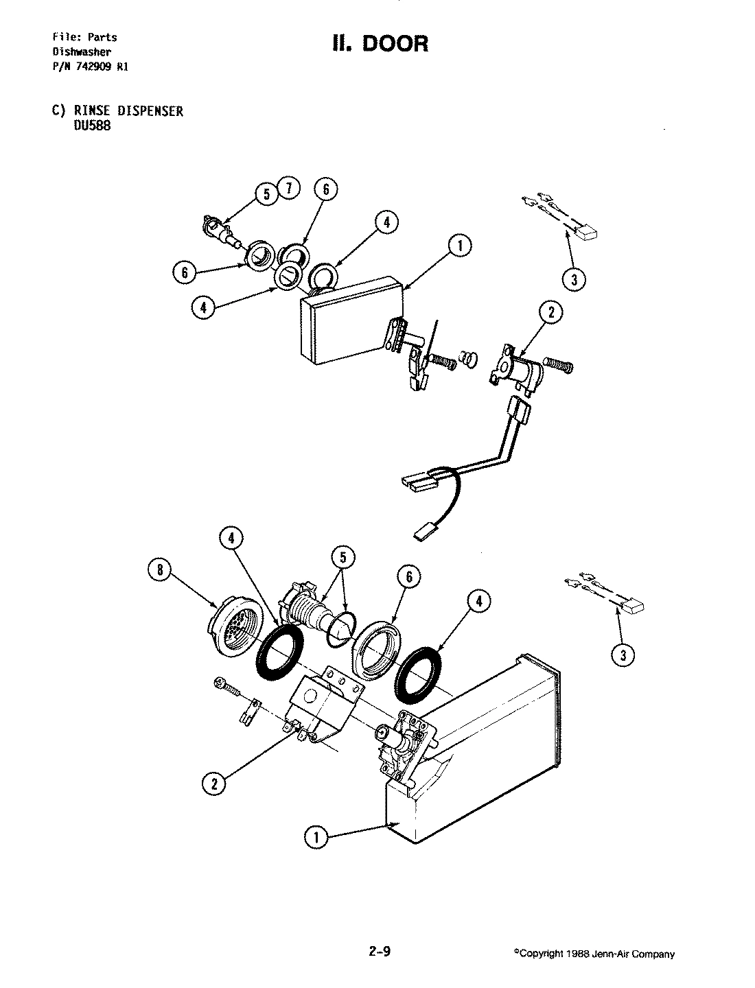 08 - RINSE DISPENSER (DU588)