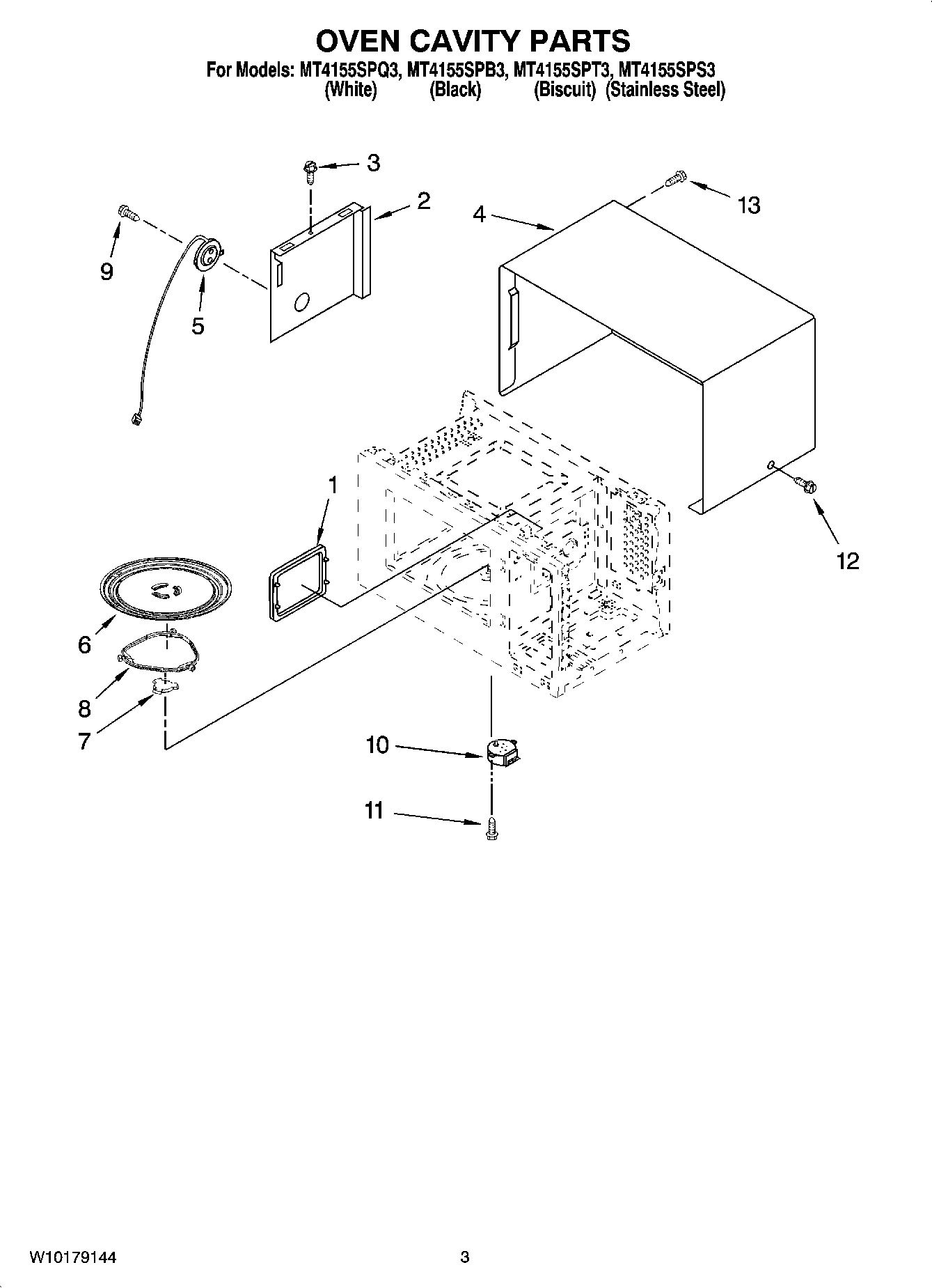 03 - OVEN CAVITY PARTS