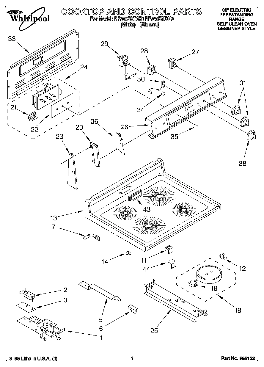 01 - COOKTOP AND CONTROL