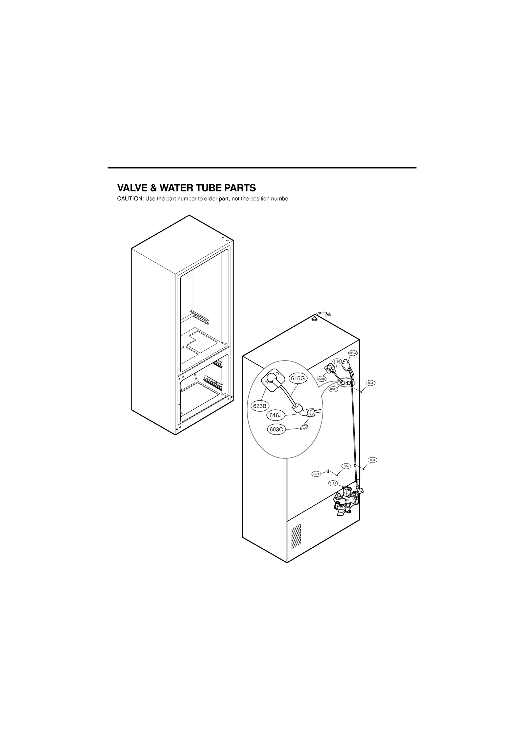 VALVE & WATER TUBE PARTS