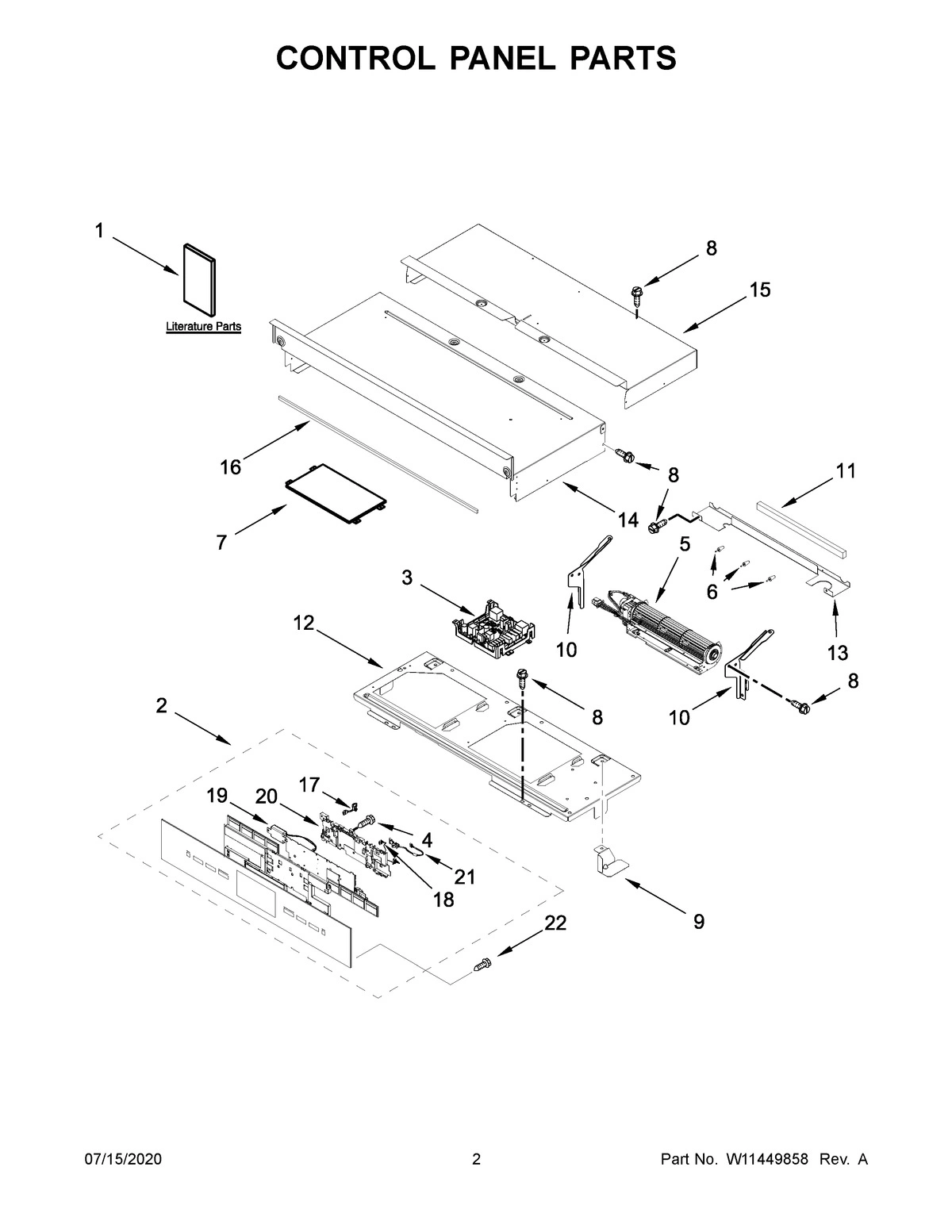 02 - CONTROL PANEL PARTS