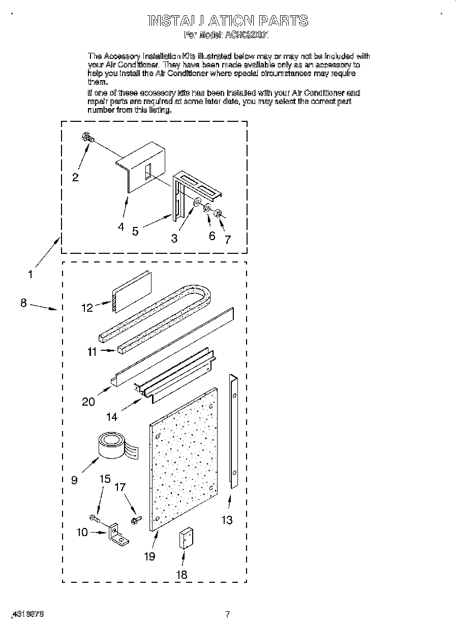 05 - INSTALLATION PARTS