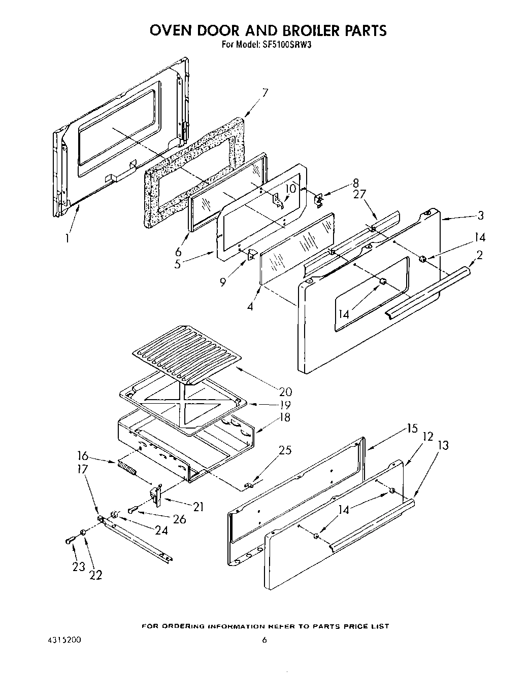 06 - OVEN DOOR AND BROILER