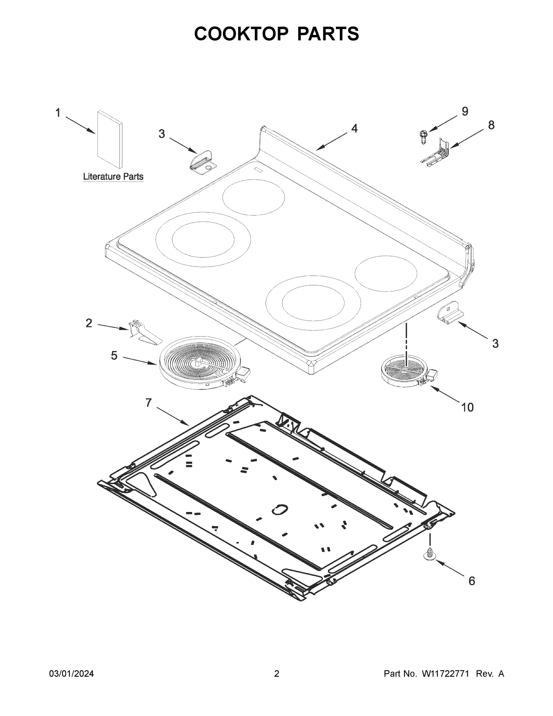 02 - COOKTOP PARTS