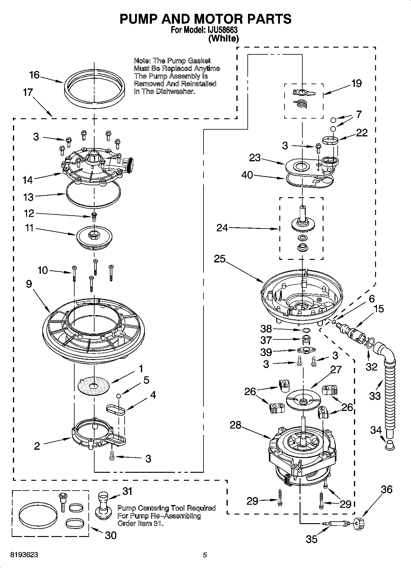 04 - PUMP AND MOTOR PARTS