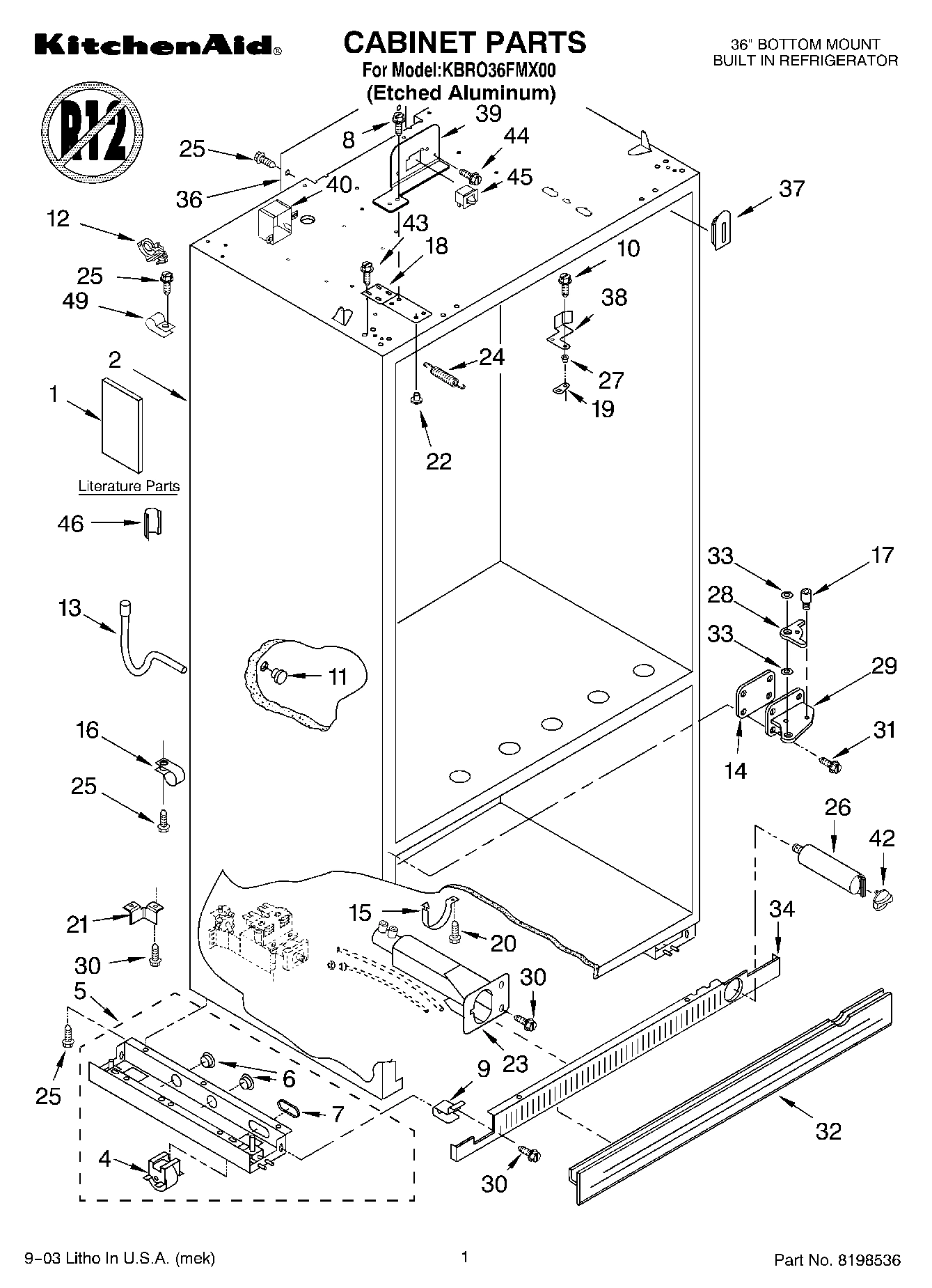 01 - CABINET PARTS