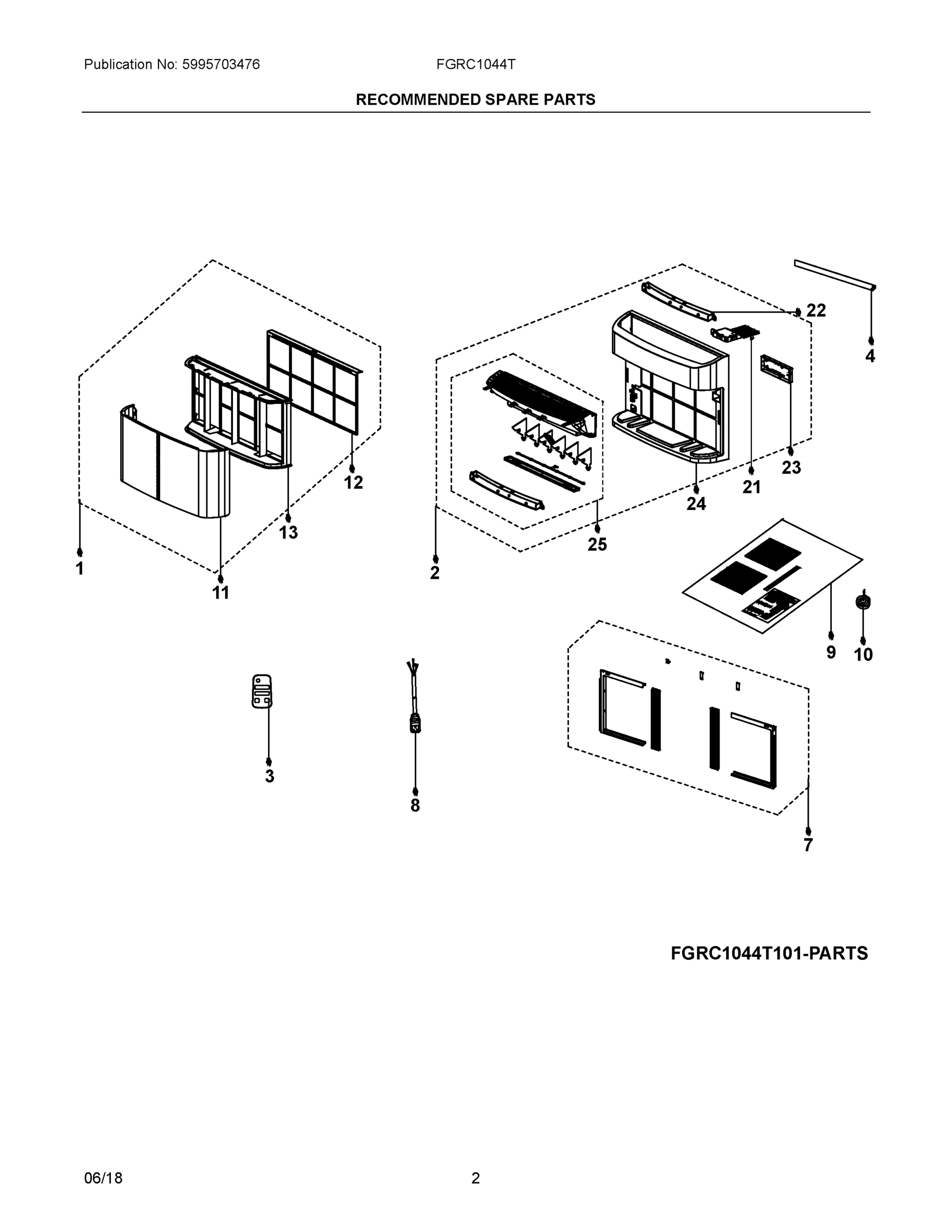 02 - RECOMMENDED SPARE PARTS