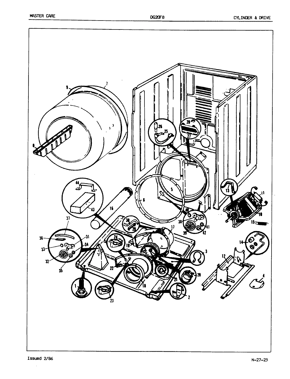 03 - CYLINDER & DRIVE (REV. A-H)