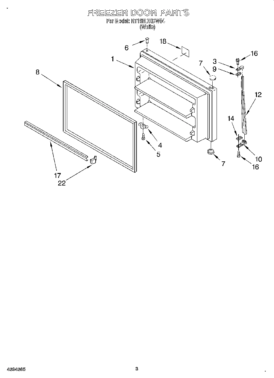 02 - FREEZER DOOR