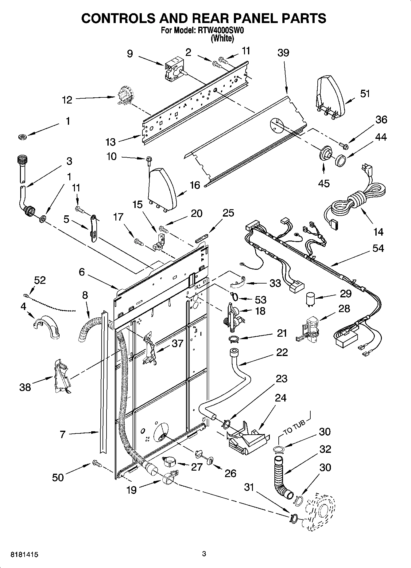 02 - CONTROL AND REAR PANEL PARTS