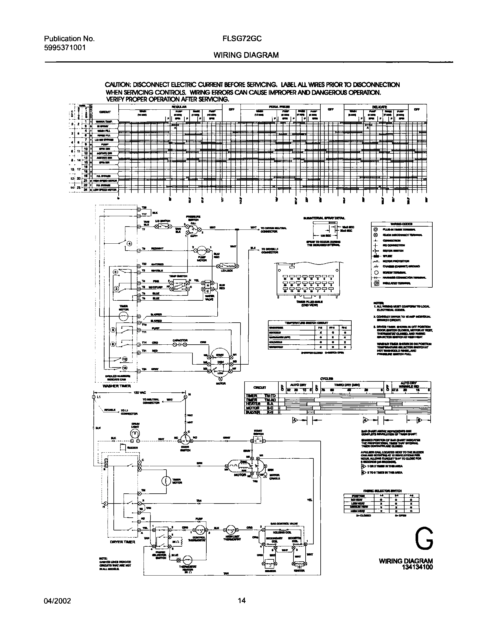14 - 134134100 WIRING DIAGRAM