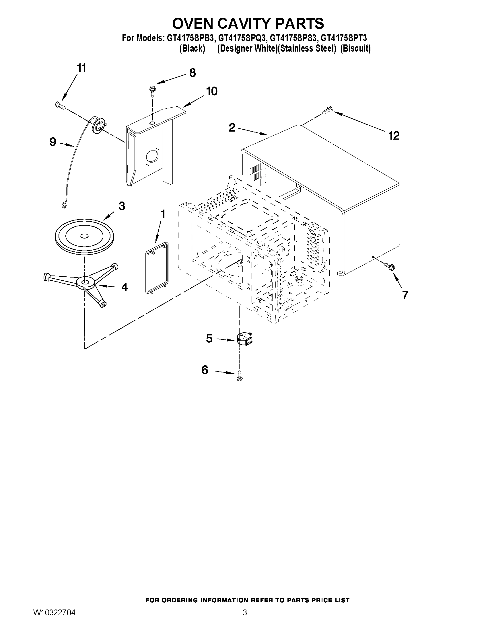 03 - OVEN CAVITY PARTS