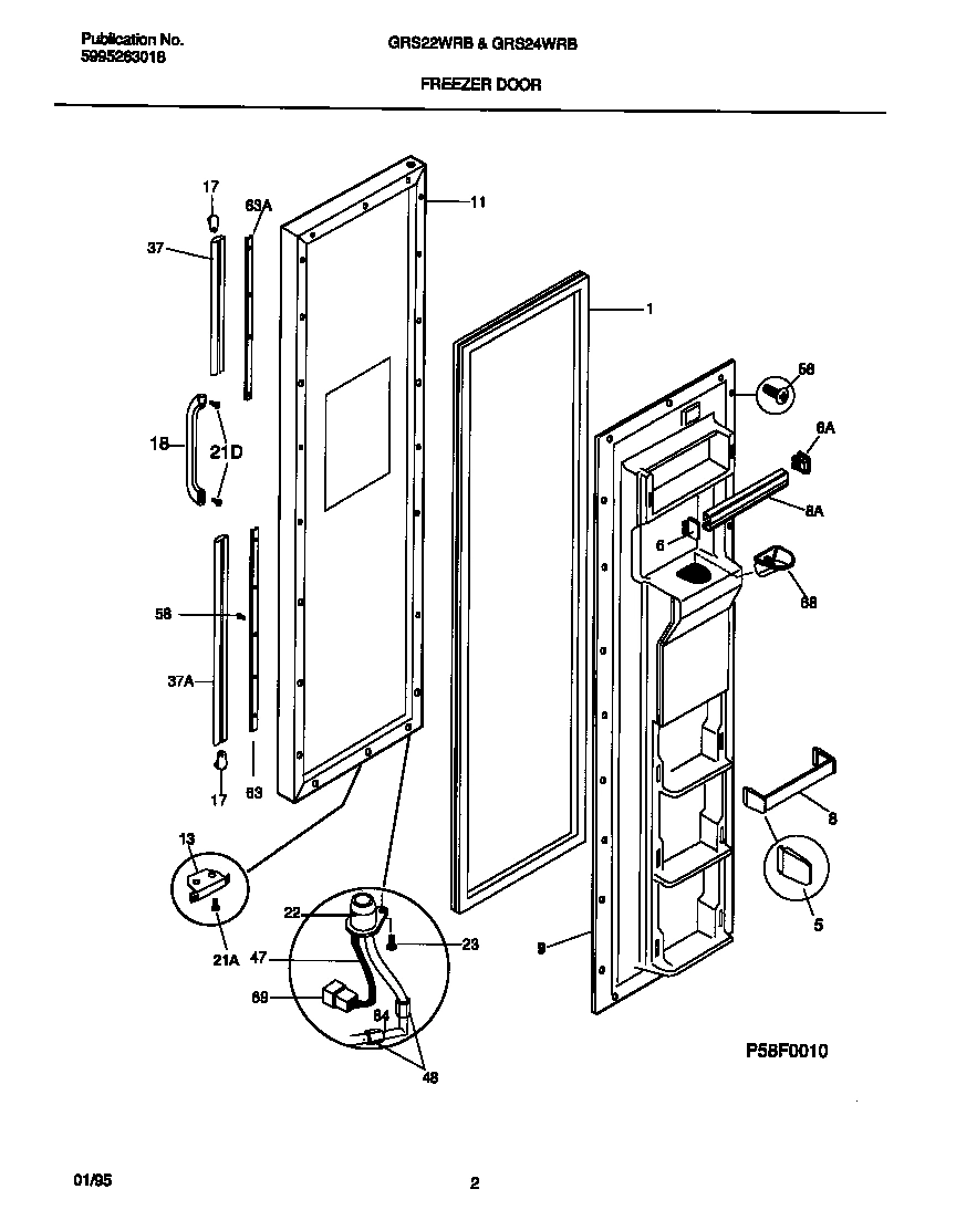 02 - FREEZER DOOR
